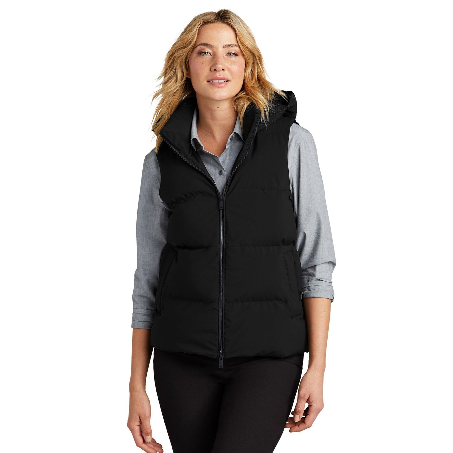 Deep Black Vests - Mercer+Mettle - Moisture Repelling