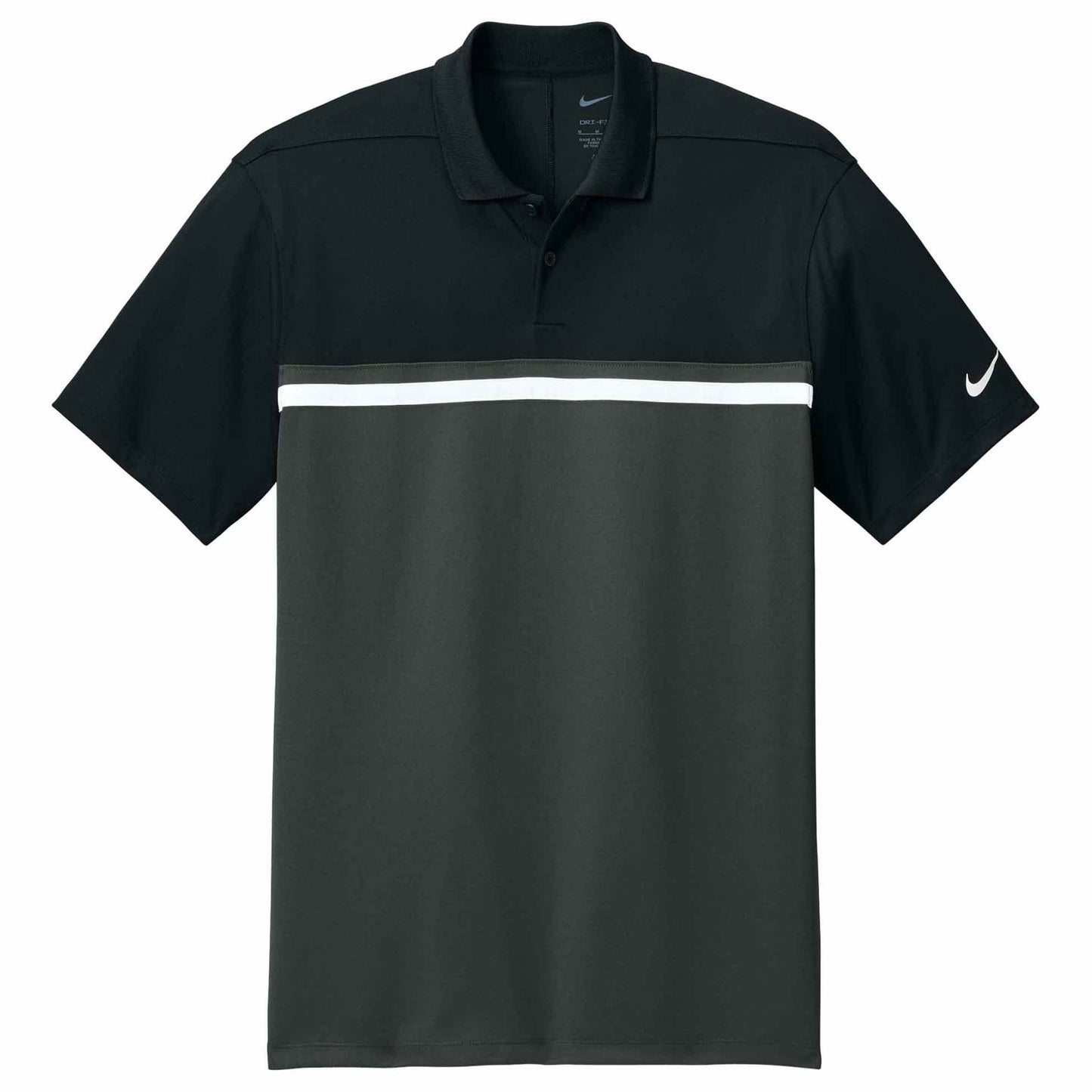 Black Polo Shirt - Nike - Dri-FIT Fabric