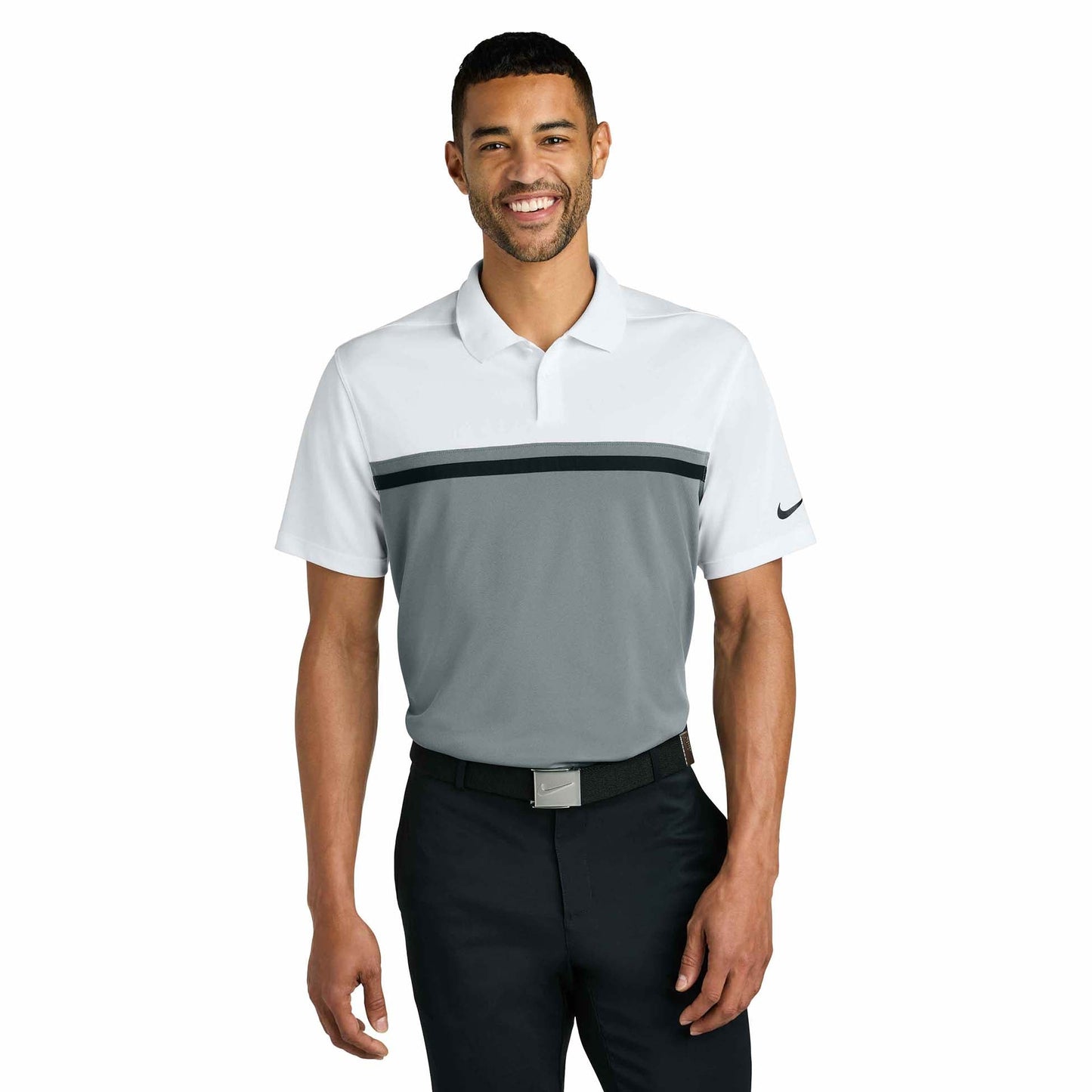 Black Polo Shirt - Nike - Dri-FIT Fabric