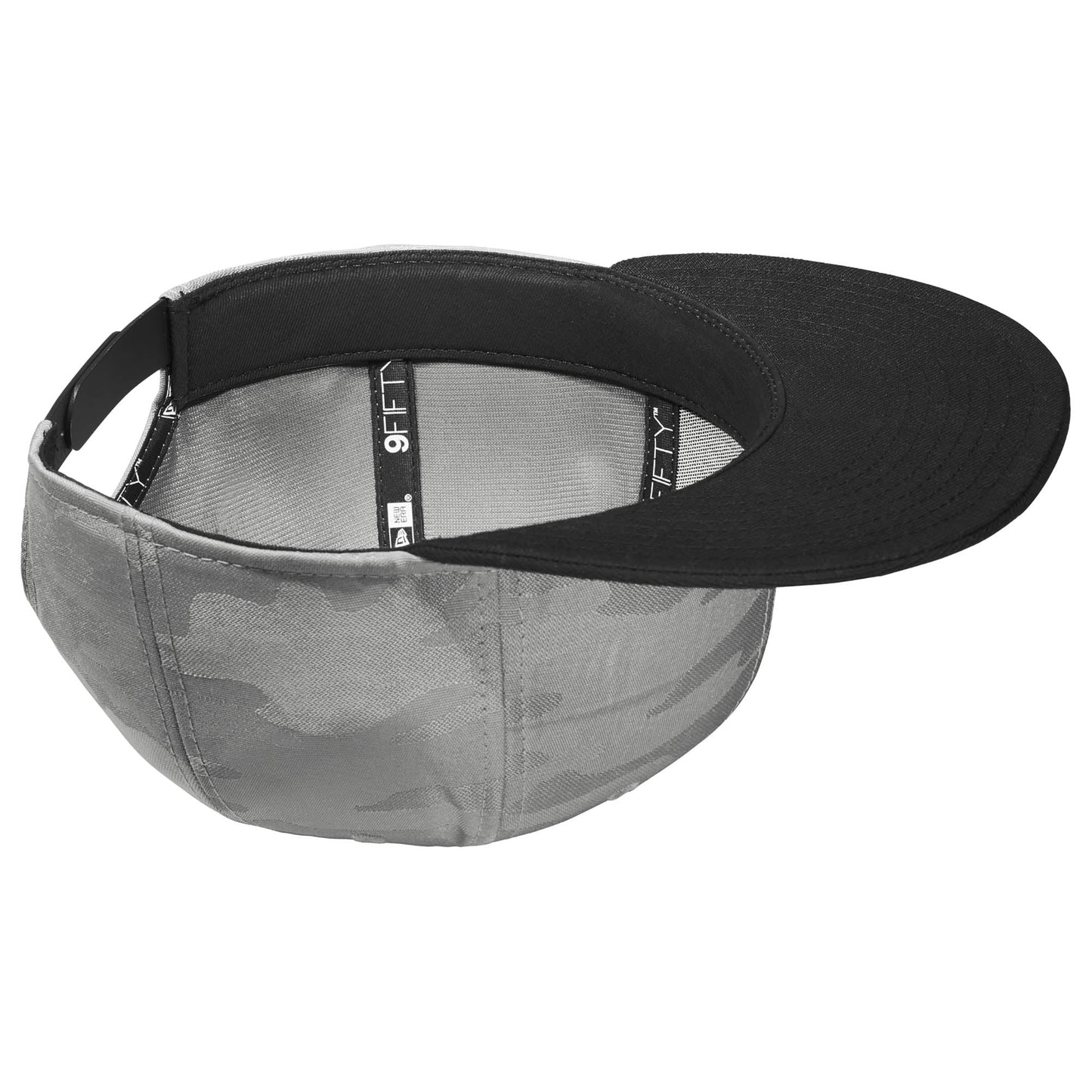 Black/Rainstorm Grey Camo Hat - New Era - Adjustable Closure