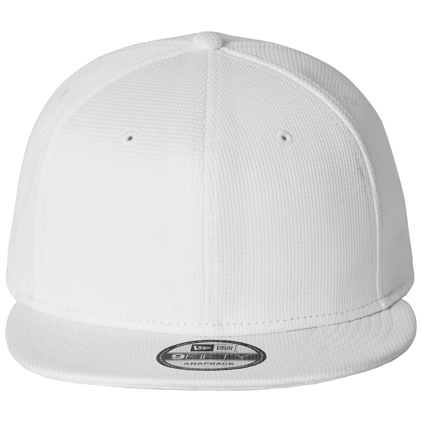 Black Flat Brim Hat - New Era - Structured Snapback