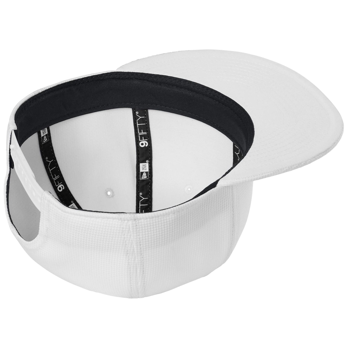 Black Flat Brim Hat - New Era - Structured Snapback