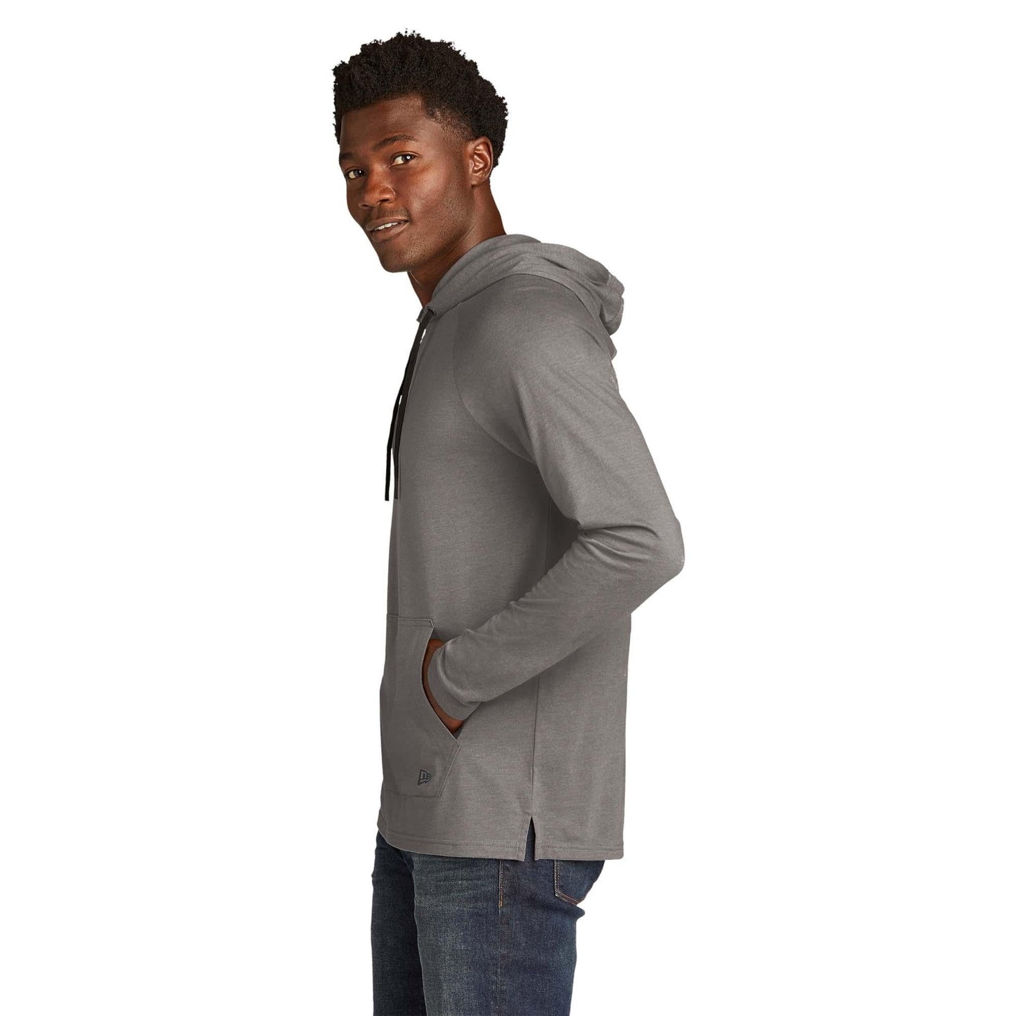 Black Solid Hoodie - New Era - Soft Tri-Blend