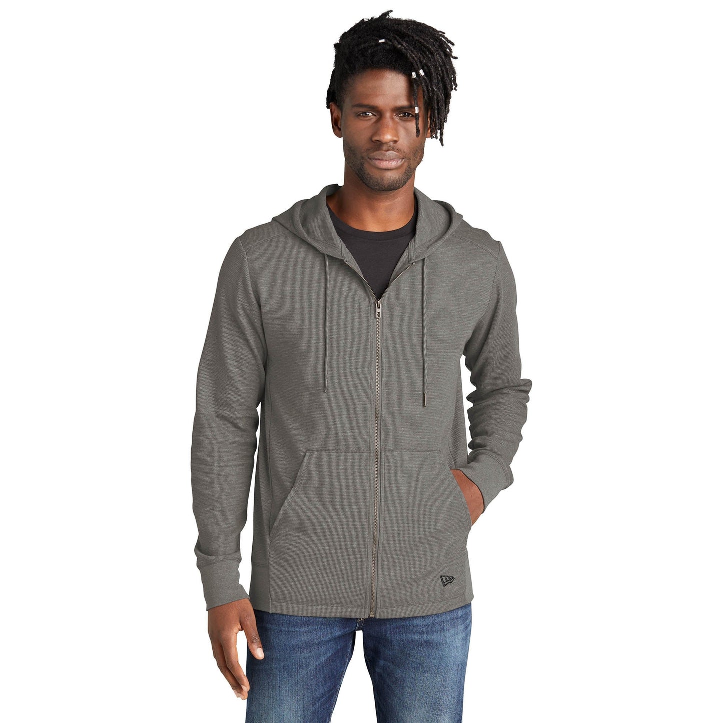 Black Heather Sweatshirt - New Era - Comfortable Layering