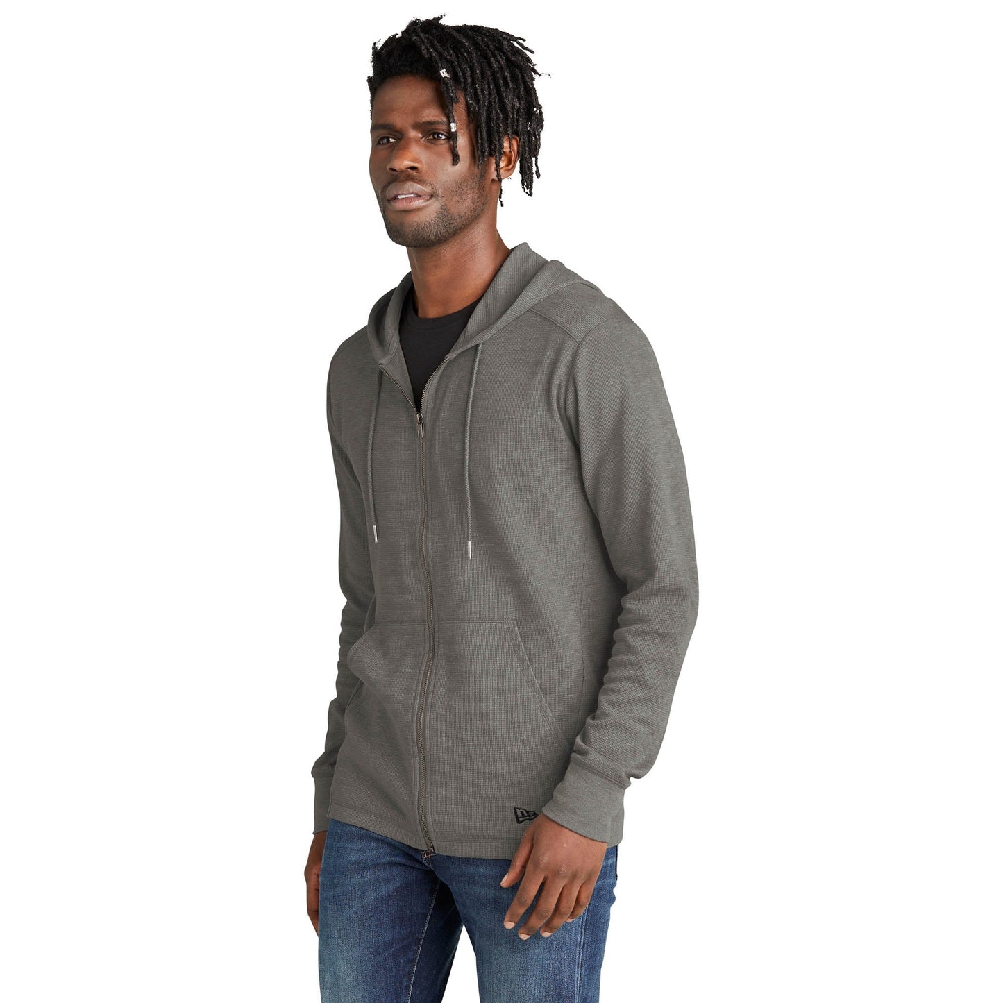 Black Heather Sweatshirt - New Era - Comfortable Layering
