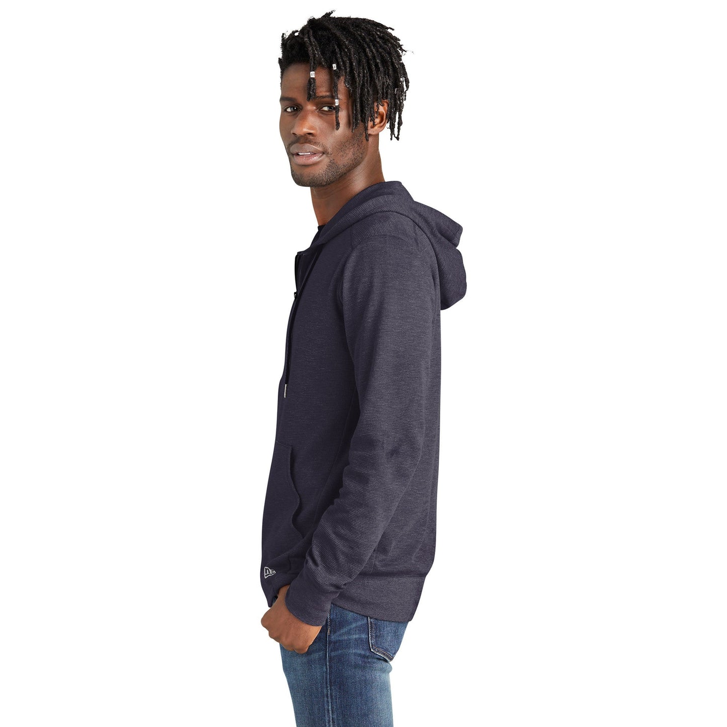 Black Heather Sweatshirt - New Era - Comfortable Layering
