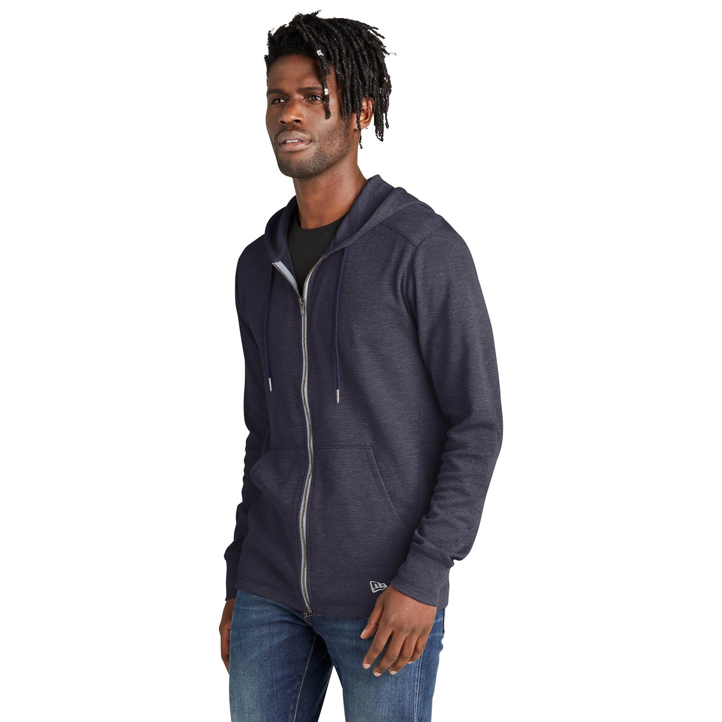 Black Heather Sweatshirt - New Era - Comfortable Layering