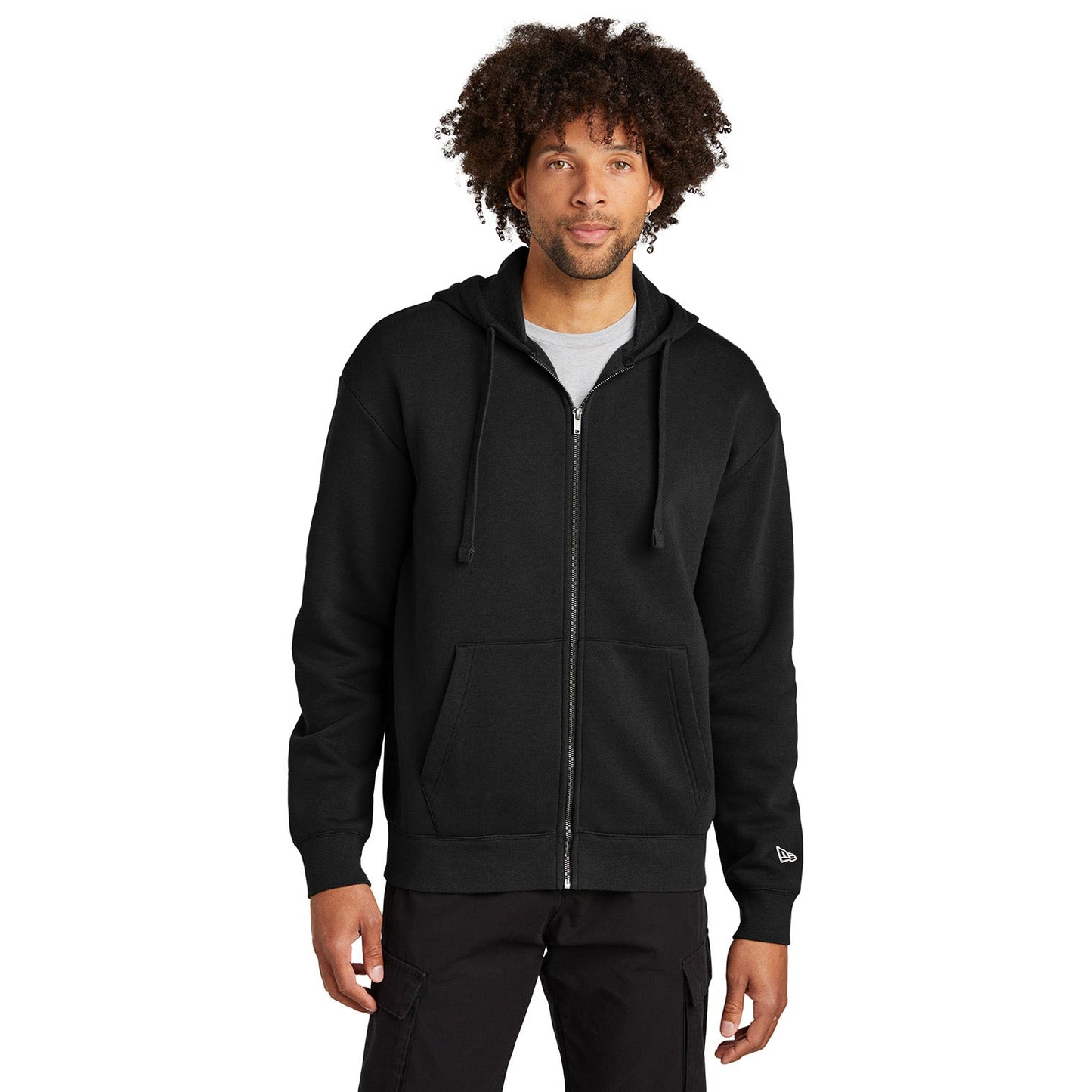 Black Sweatshirt - New Era - Soft Fleece Hoodie