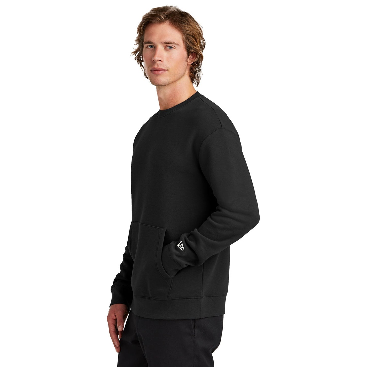 Black Fleece Sweatshirt - New Era - Vintage Style