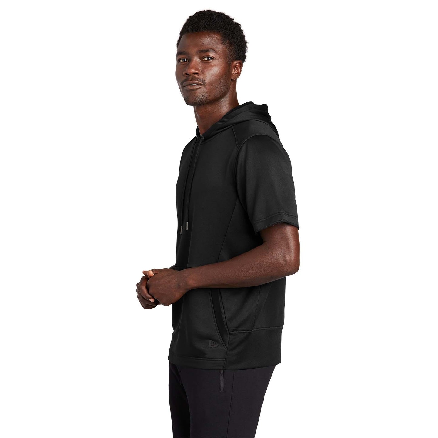 Black Sweatshirts - New Era - Performance Terry Hoodie
