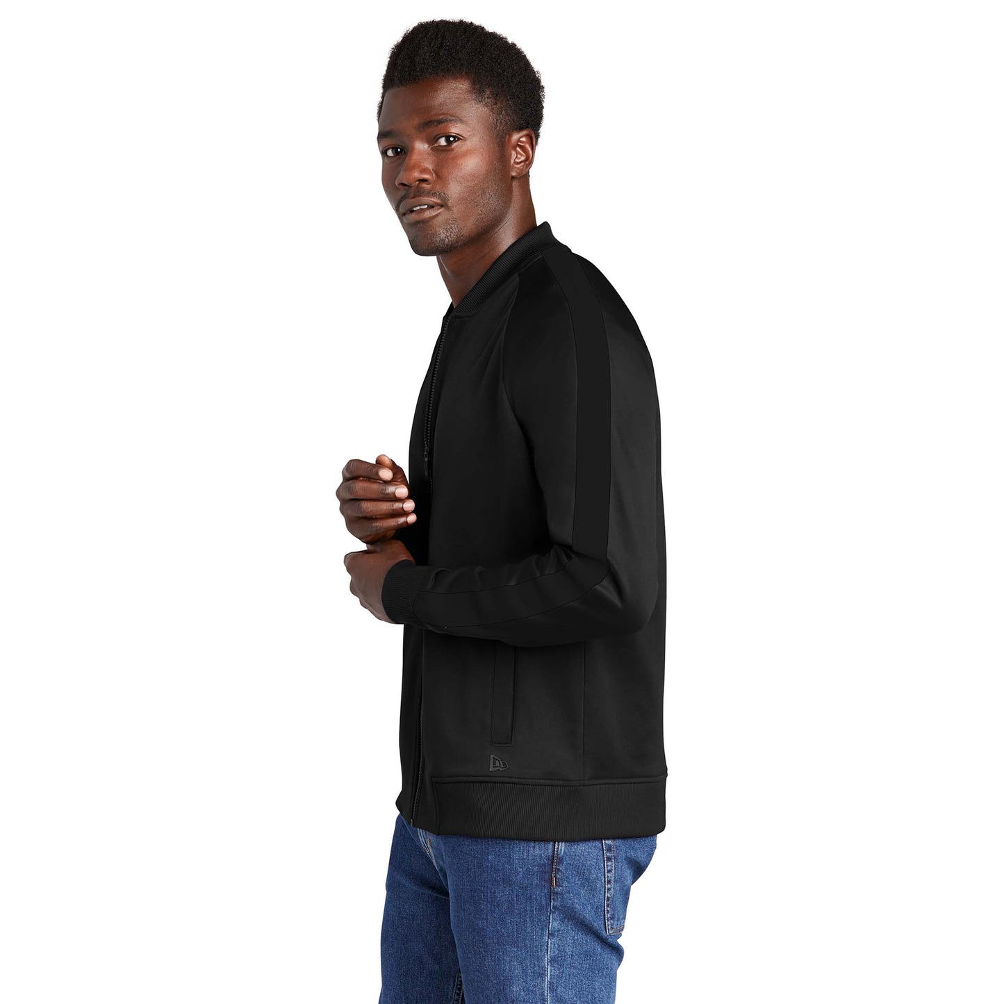 Black/Black Sweatshirt - New Era - Sleek Design