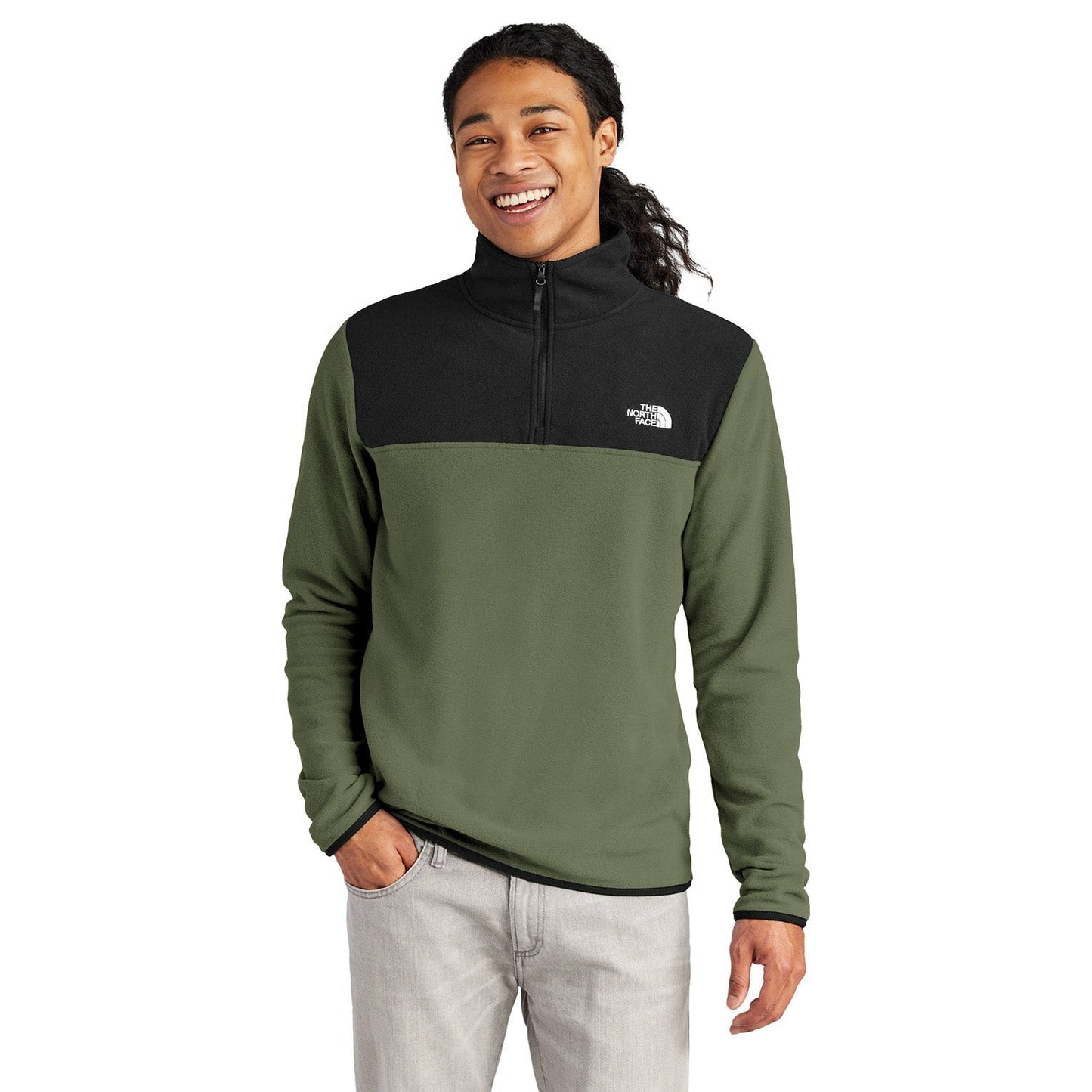Asphalt Grey Sweatshirt - The North Face - Stretch Fleece