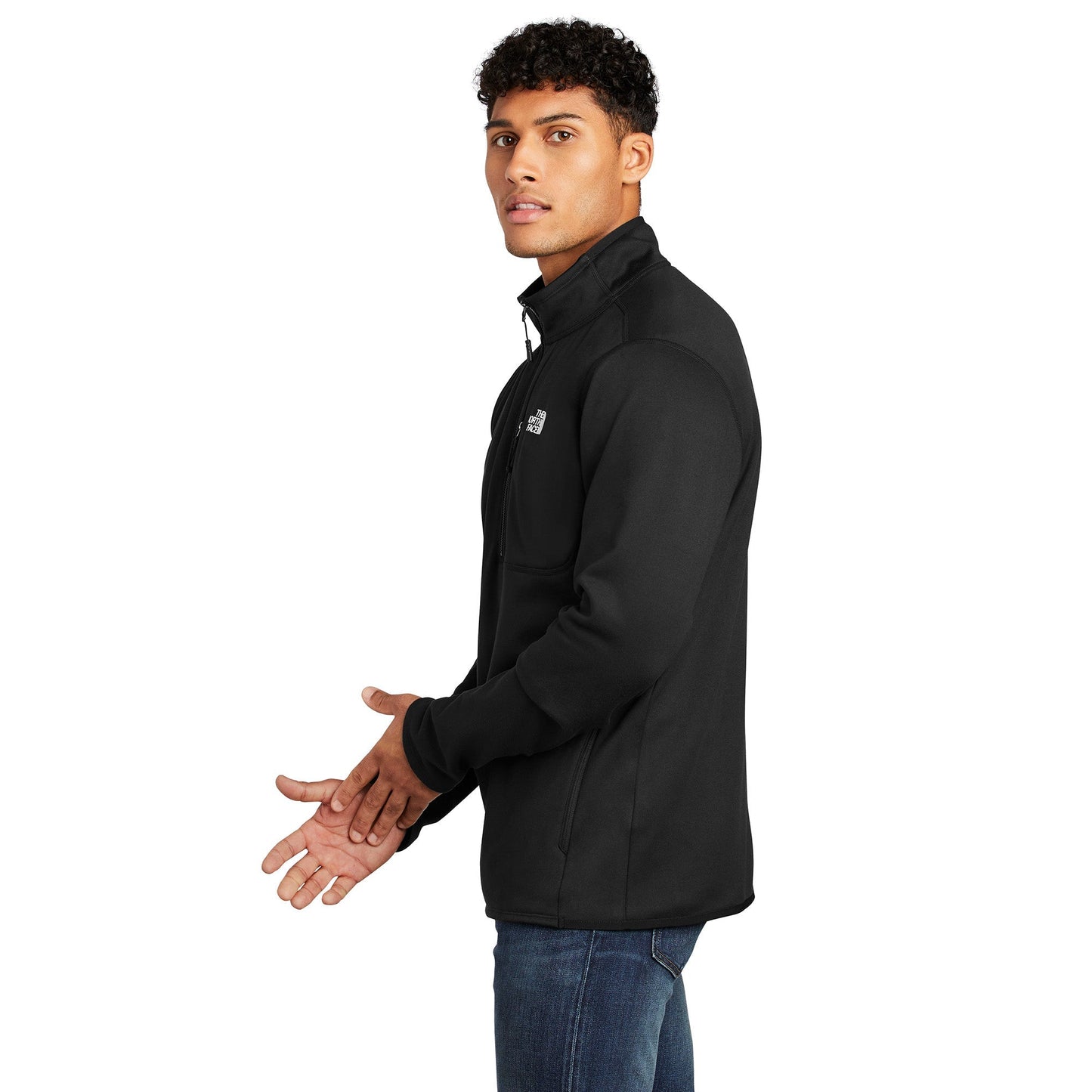TNF Black Jackets - The North Face - Stretch Fleece