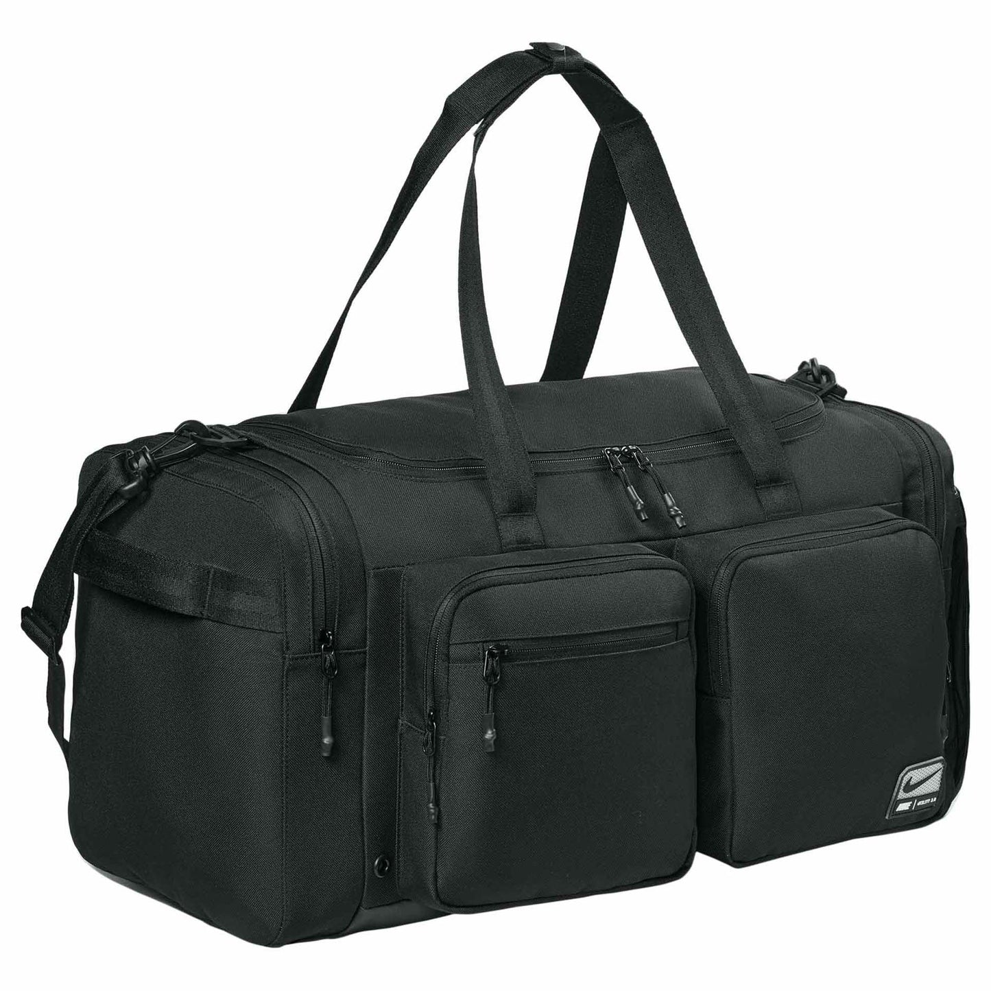 Black Duffel Bags - Nike - Eco-Friendly Utility Design