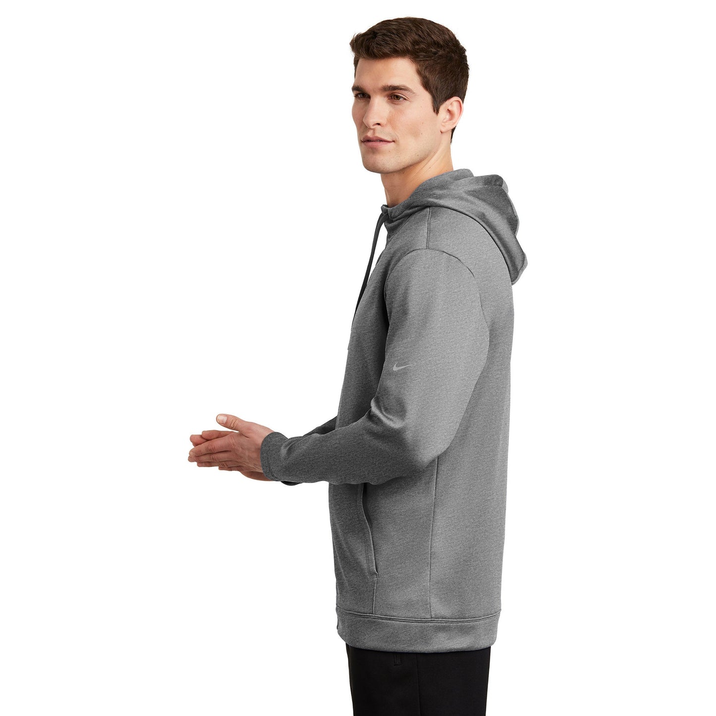 Anthracite Sweatshirt - Nike - Warm Therma-Fit Fleece