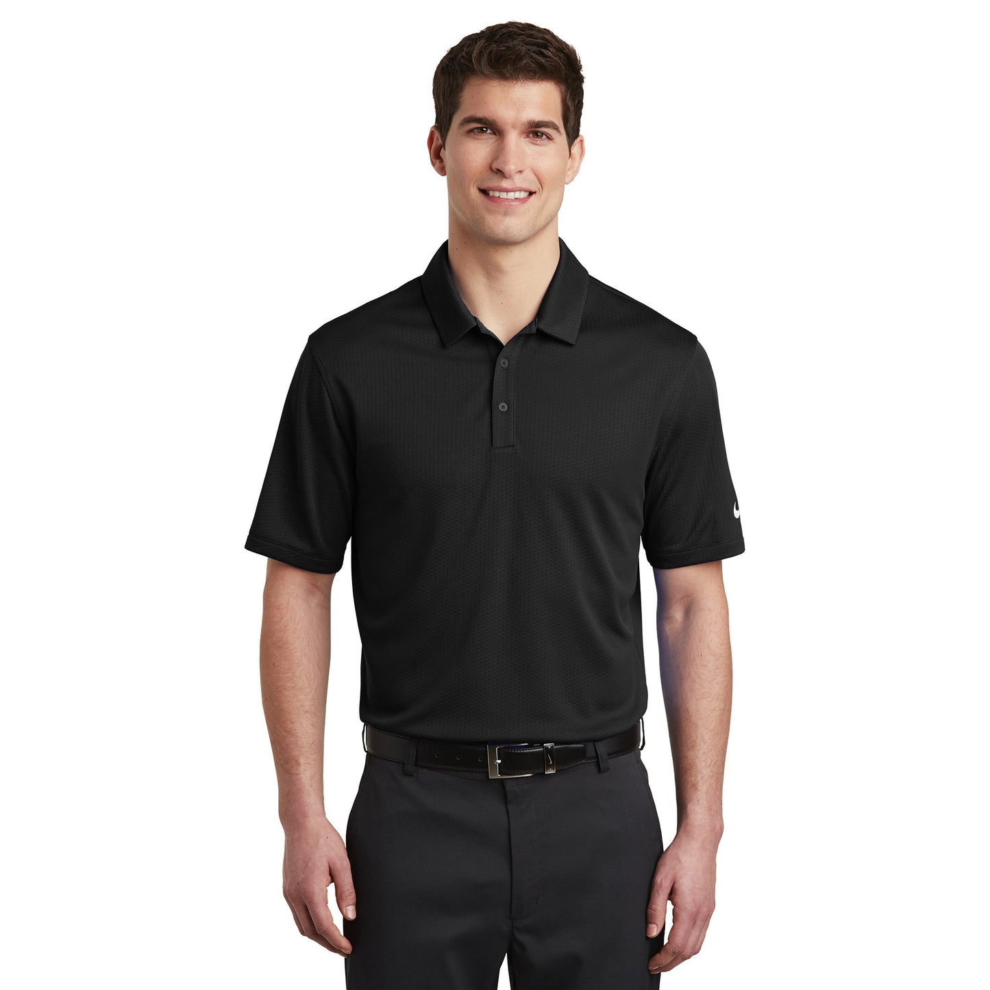 Black Polo Shirt - Nike - Dri-FIT Performance Fabric