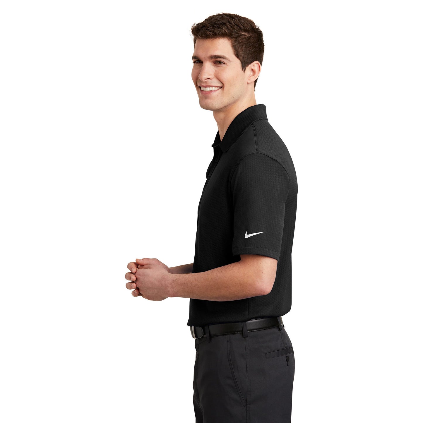 Black Polo Shirt - Nike - Dri-FIT Performance Fabric