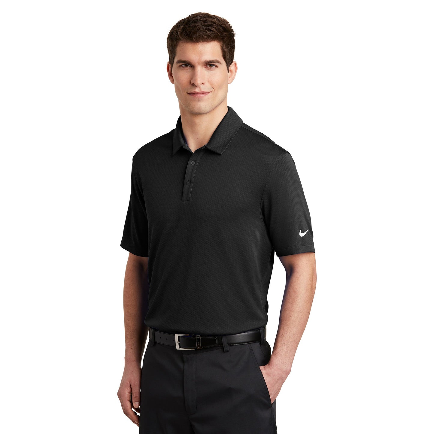Black Polo Shirt - Nike - Dri-FIT Performance Fabric