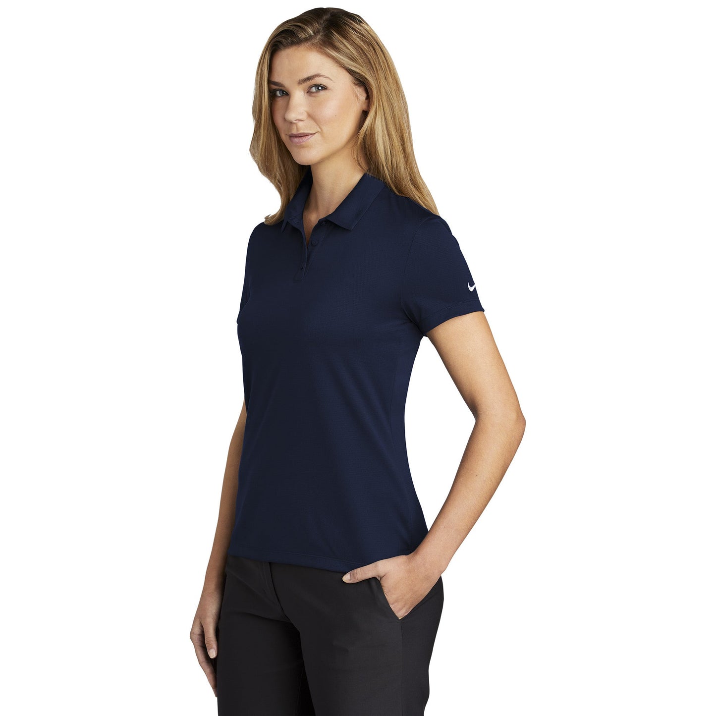 Black Polo Shirt - Nike - Dri-FIT Fabric