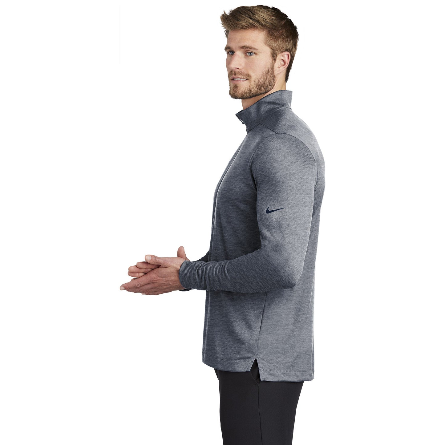 Black Heather Sweatshirt - Nike - Comfortable Design