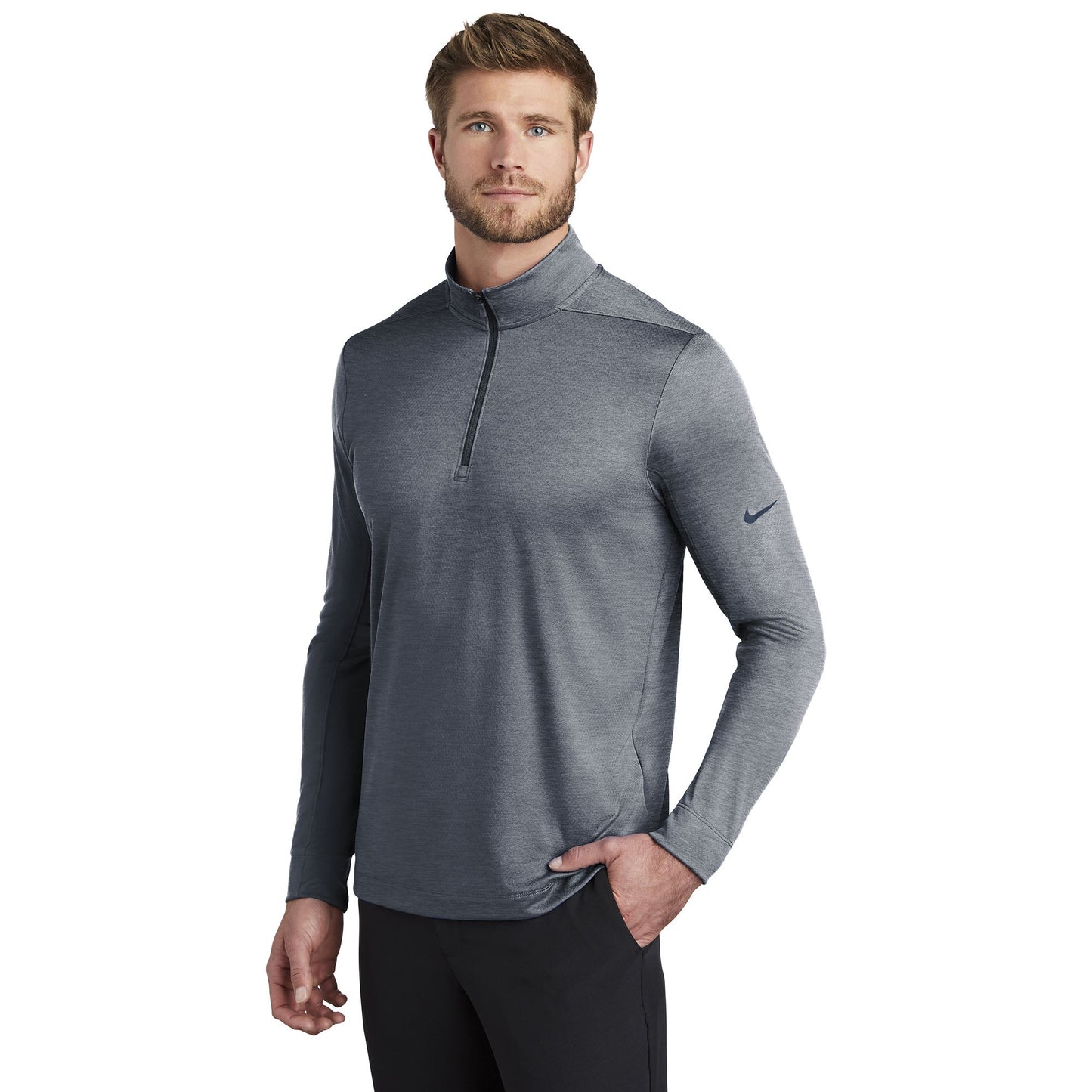 Black Heather Sweatshirt - Nike - Comfortable Design