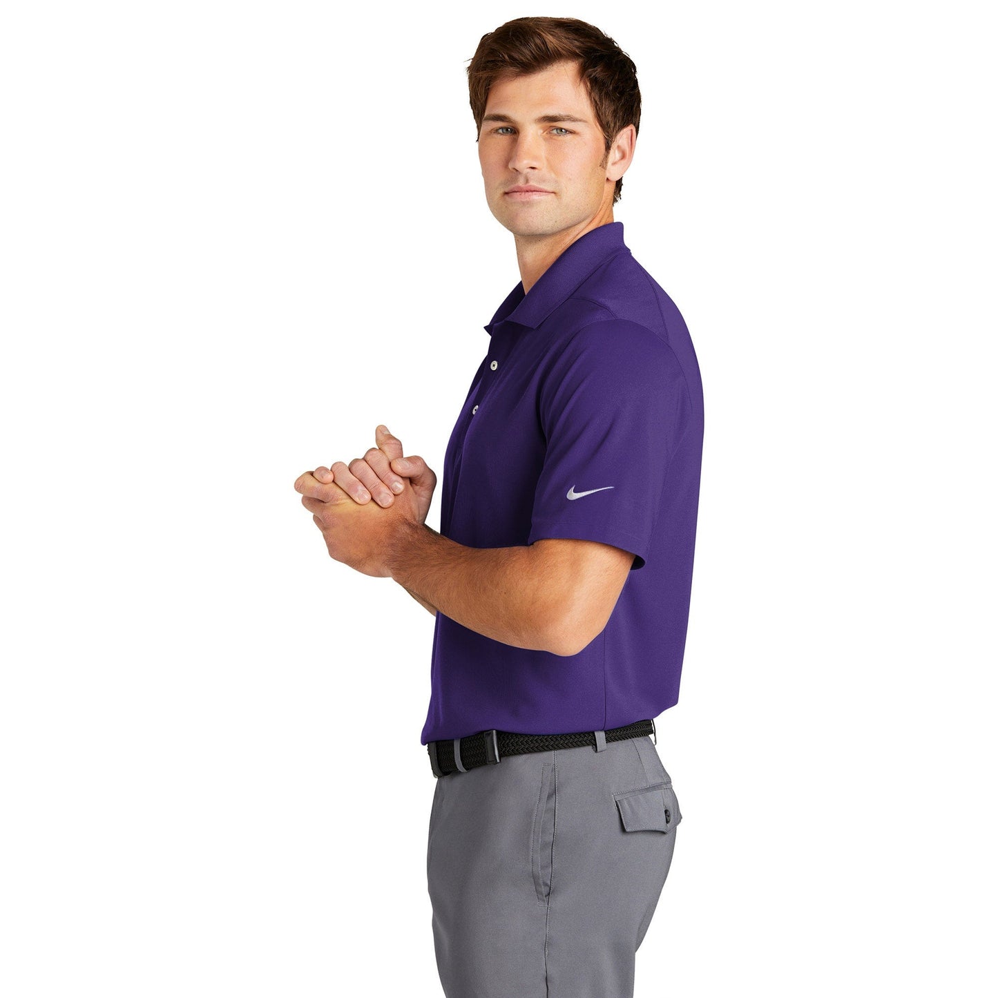 Anthracite Polo - Nike - Dri-Fit Micro Pique