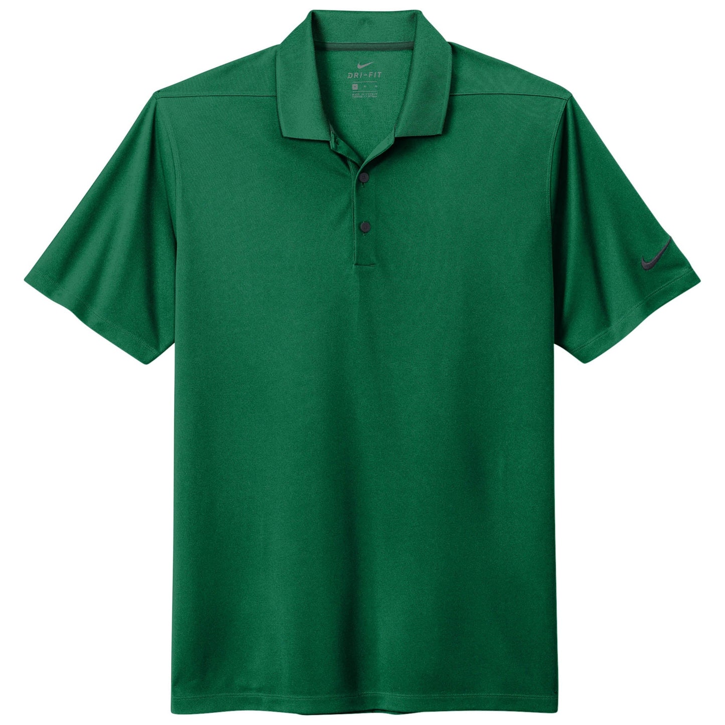 Anthracite Polo - Nike - Dri-Fit Micro Pique