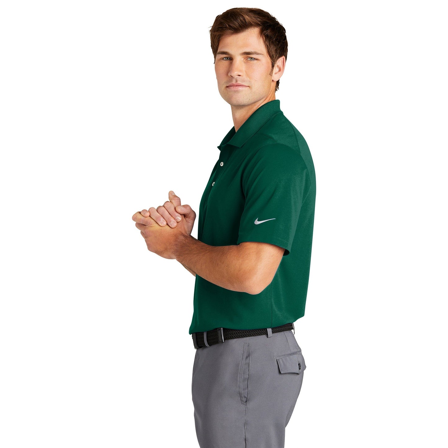 Anthracite Polo - Nike - Dri-Fit Micro Pique
