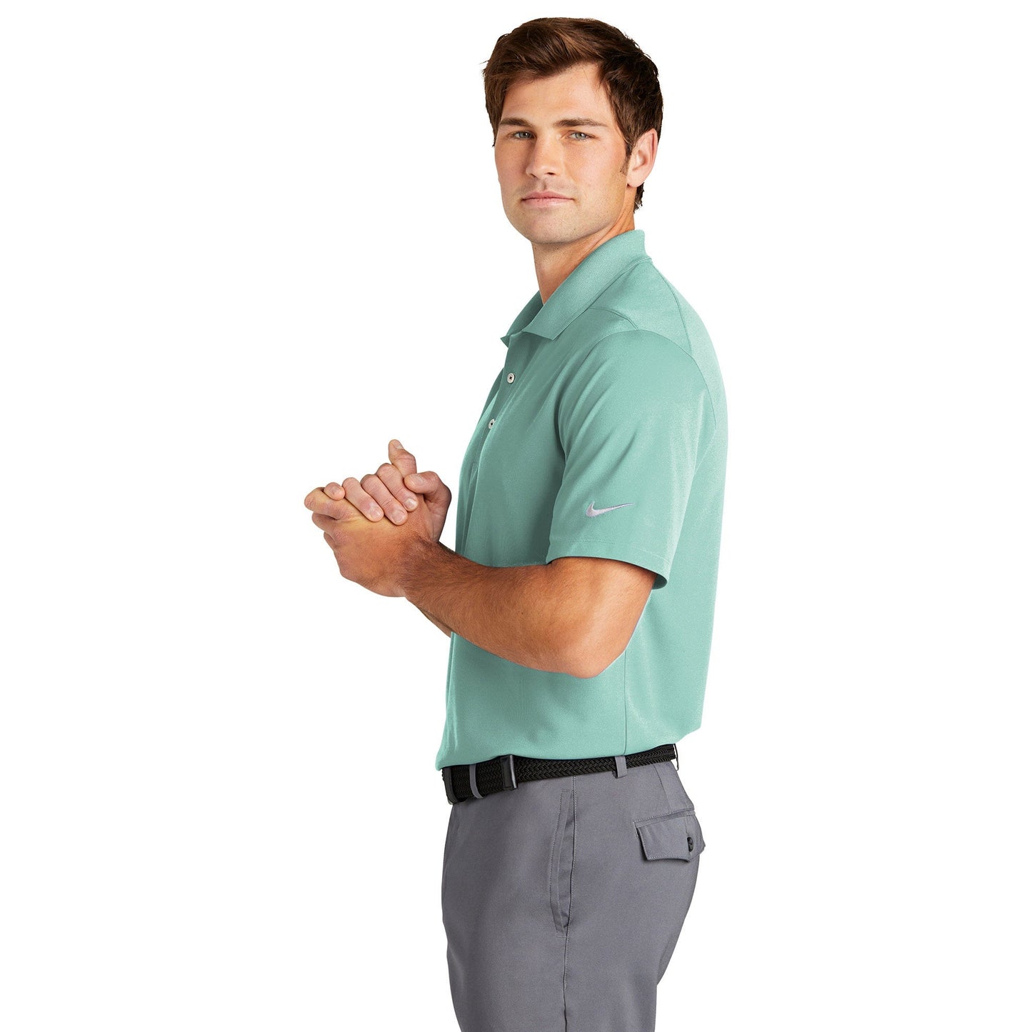 Anthracite Polo - Nike - Dri-Fit Micro Pique