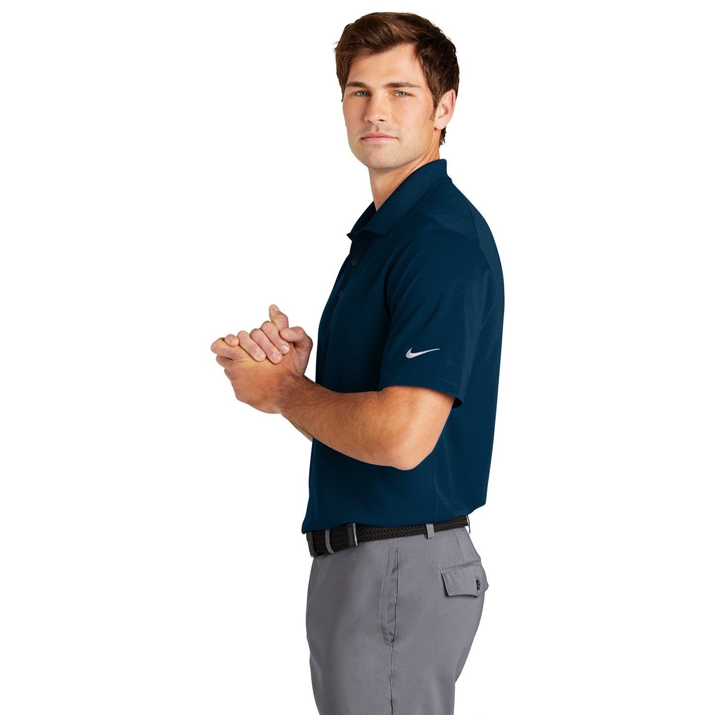 Anthracite Polo - Nike - Dri-Fit Micro Pique