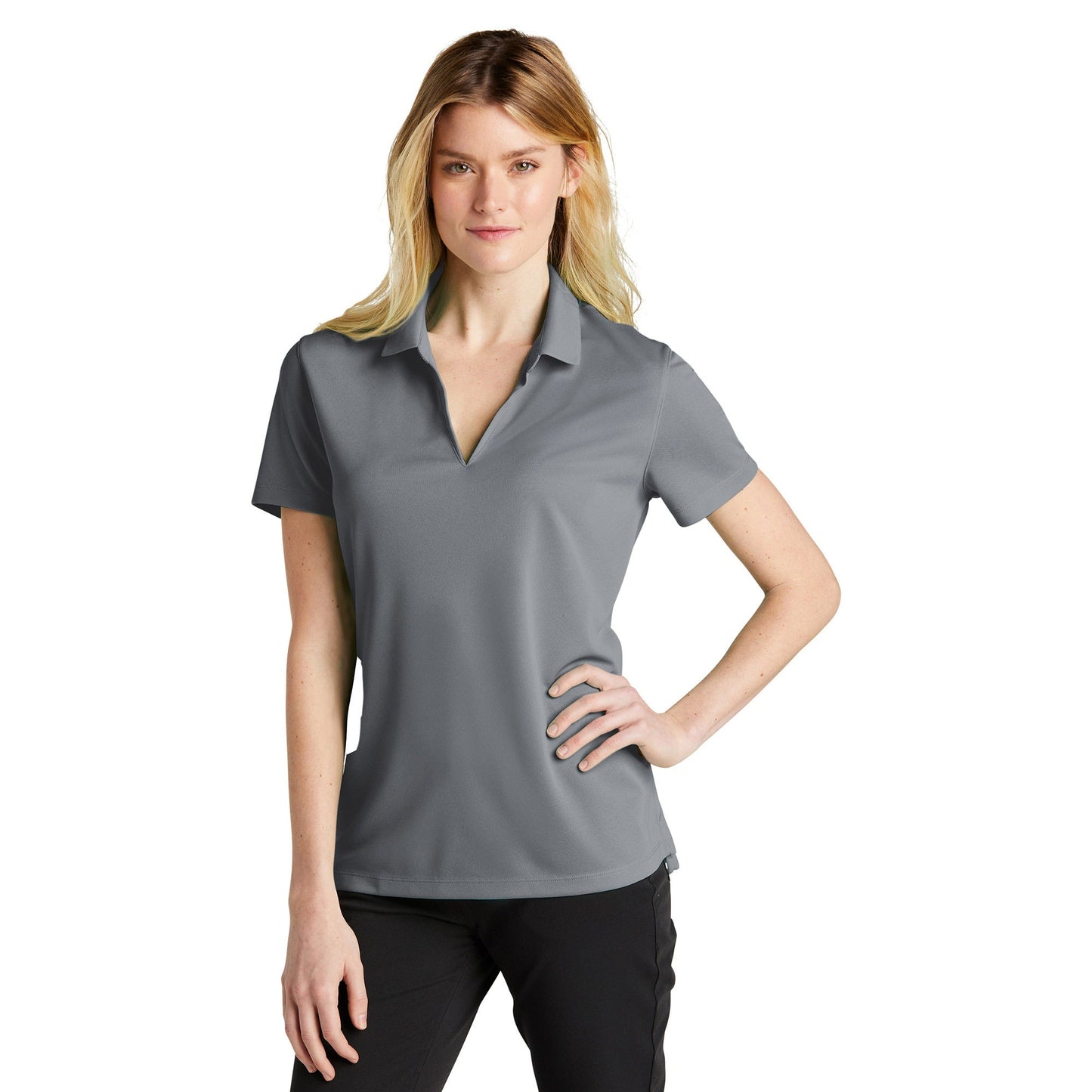 Anthracite Polo Shirt - Nike - Dri-FIT Micro Pique