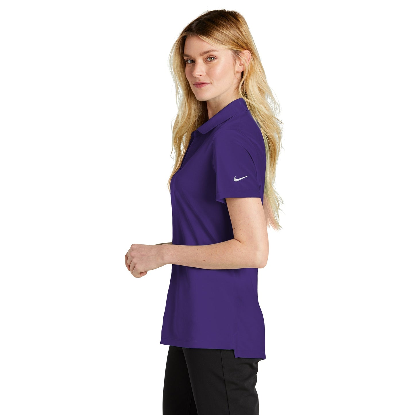 Anthracite Polo Shirt - Nike - Dri-FIT Micro Pique