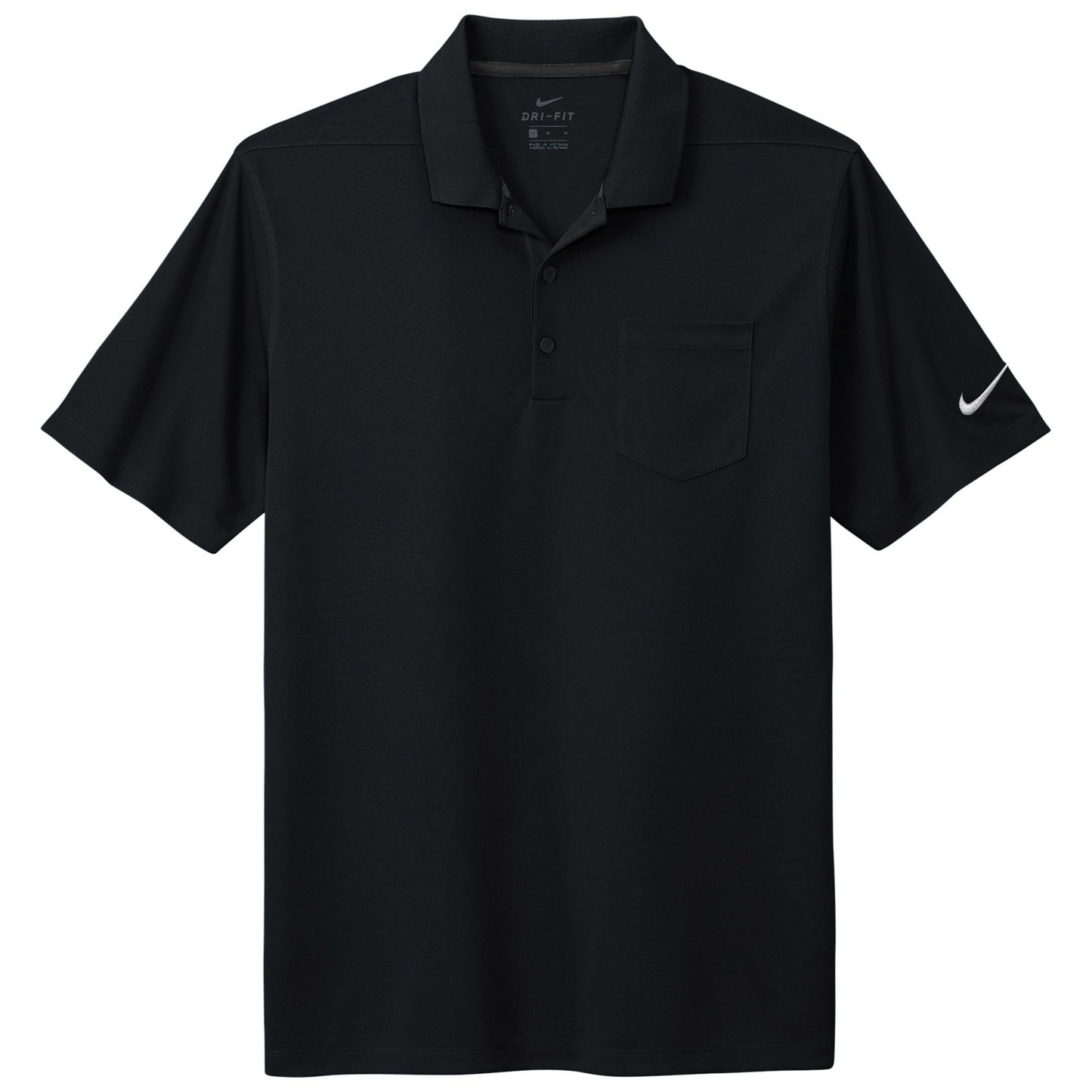 Anthracite Polo Shirt - Nike - Dri-FIT Fabric