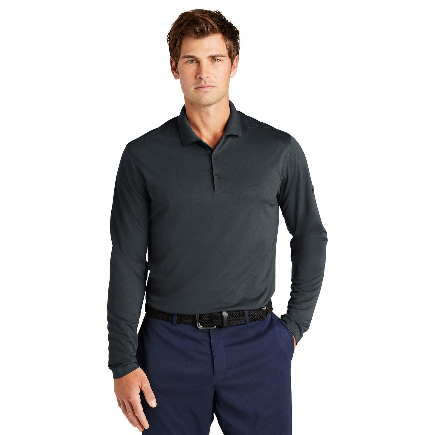 Anthracite Polo Shirt - Nike - Soft Dri-Fit Fabric