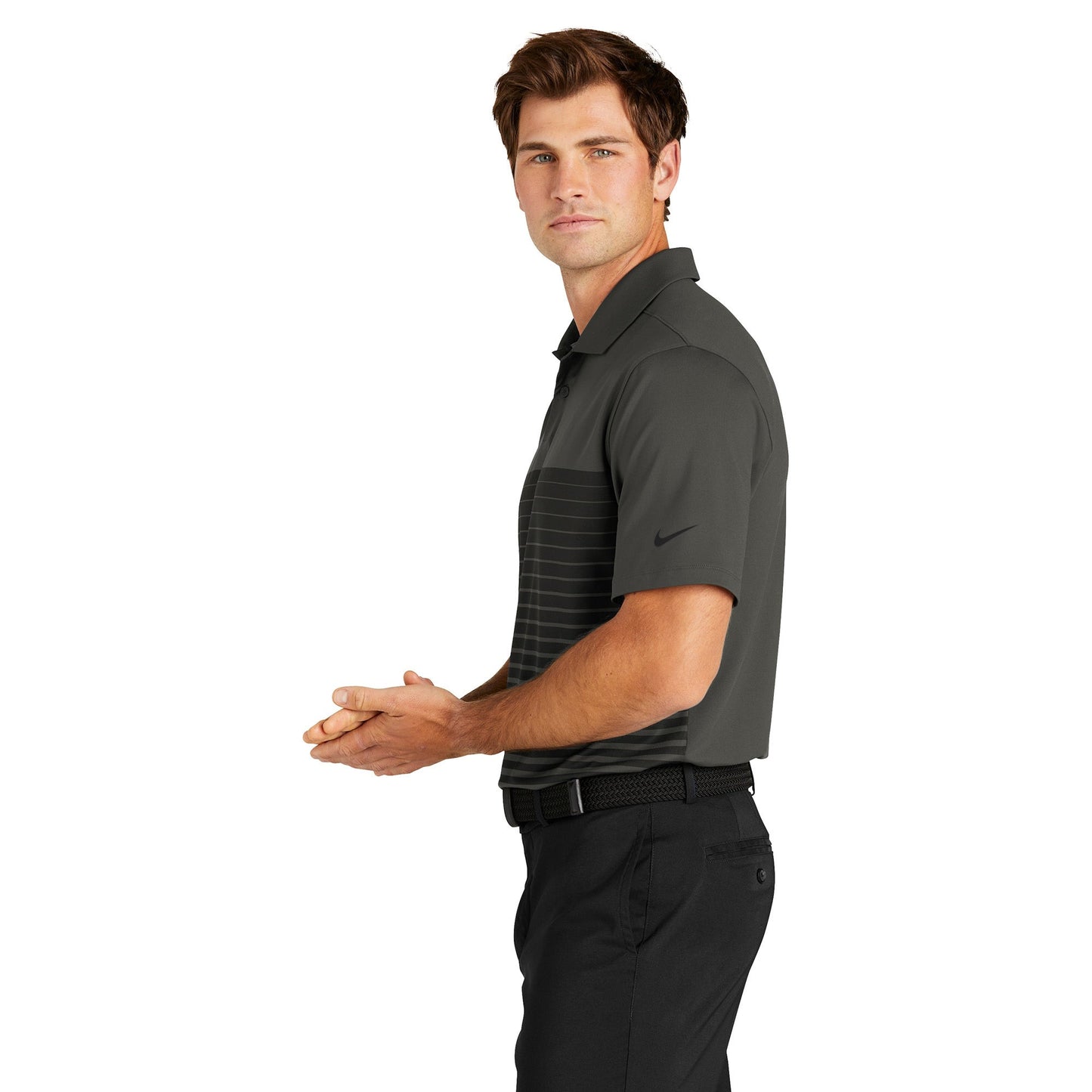 Anthracite Polo Shirts - Nike - Dri-Fit Comfort
