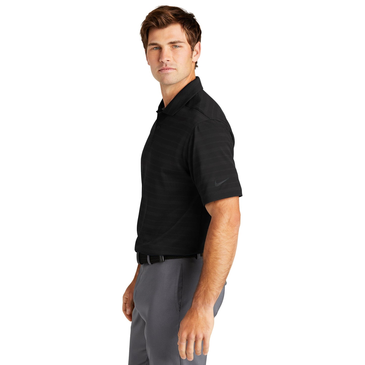 Black Polo Shirt - Nike - Dri-FIT Fabric