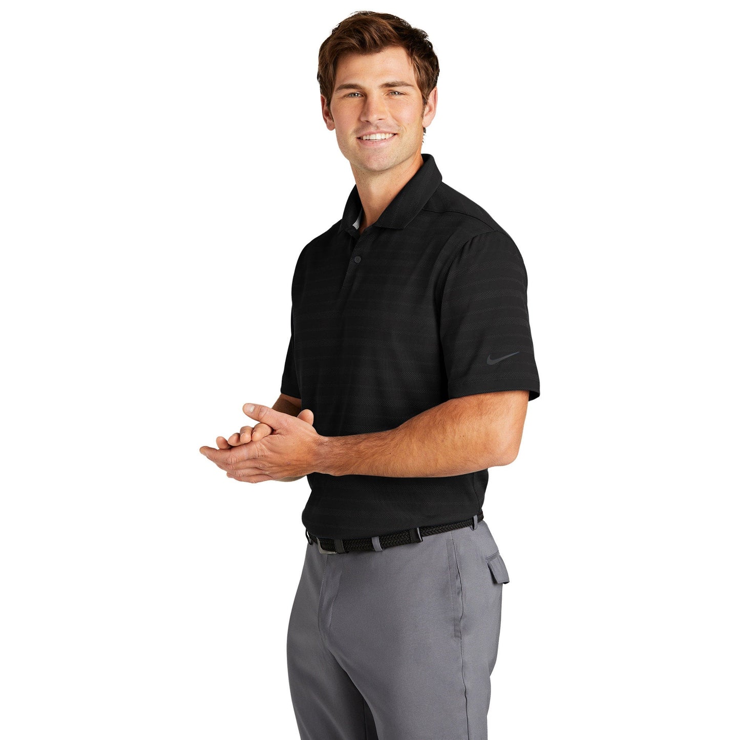 Black Polo Shirt - Nike - Dri-FIT Fabric
