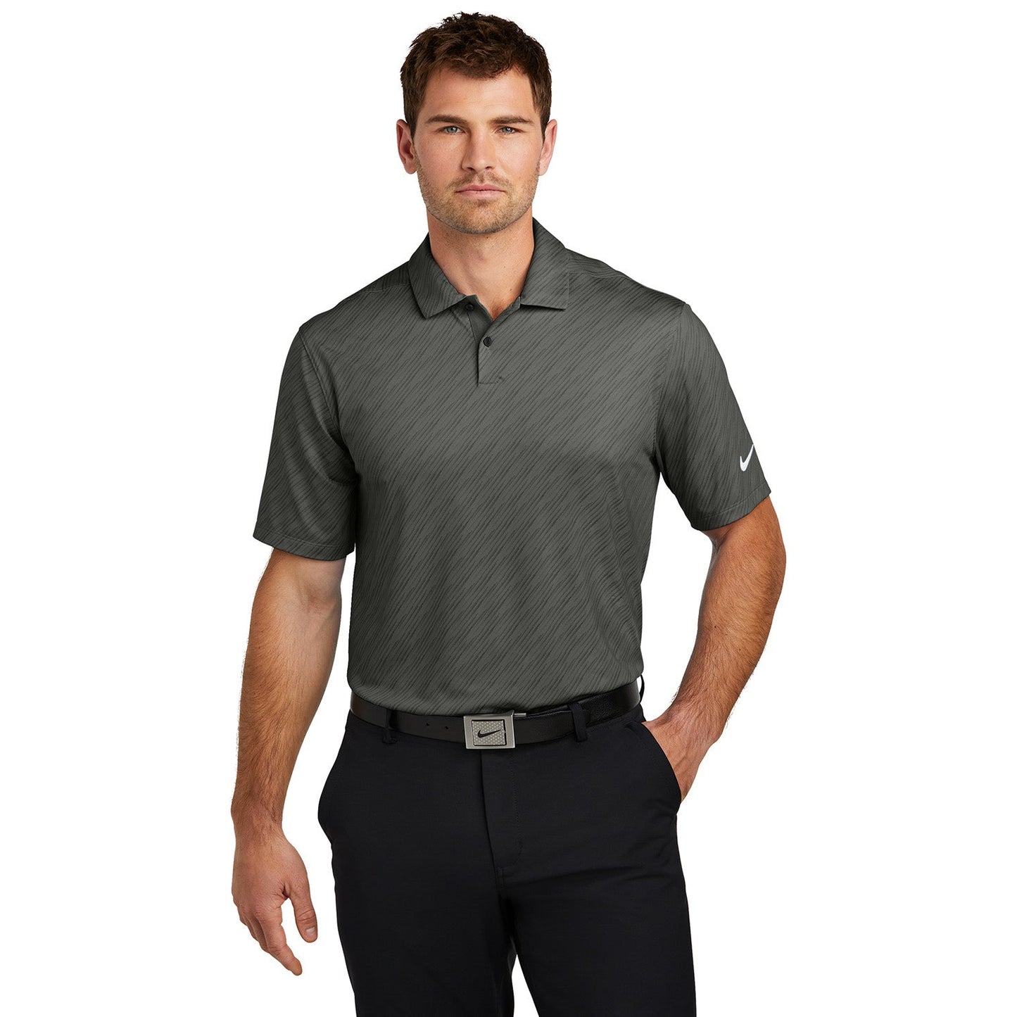 Anthracite Polo Shirt - Nike - Soft Dri-FIT Fabric