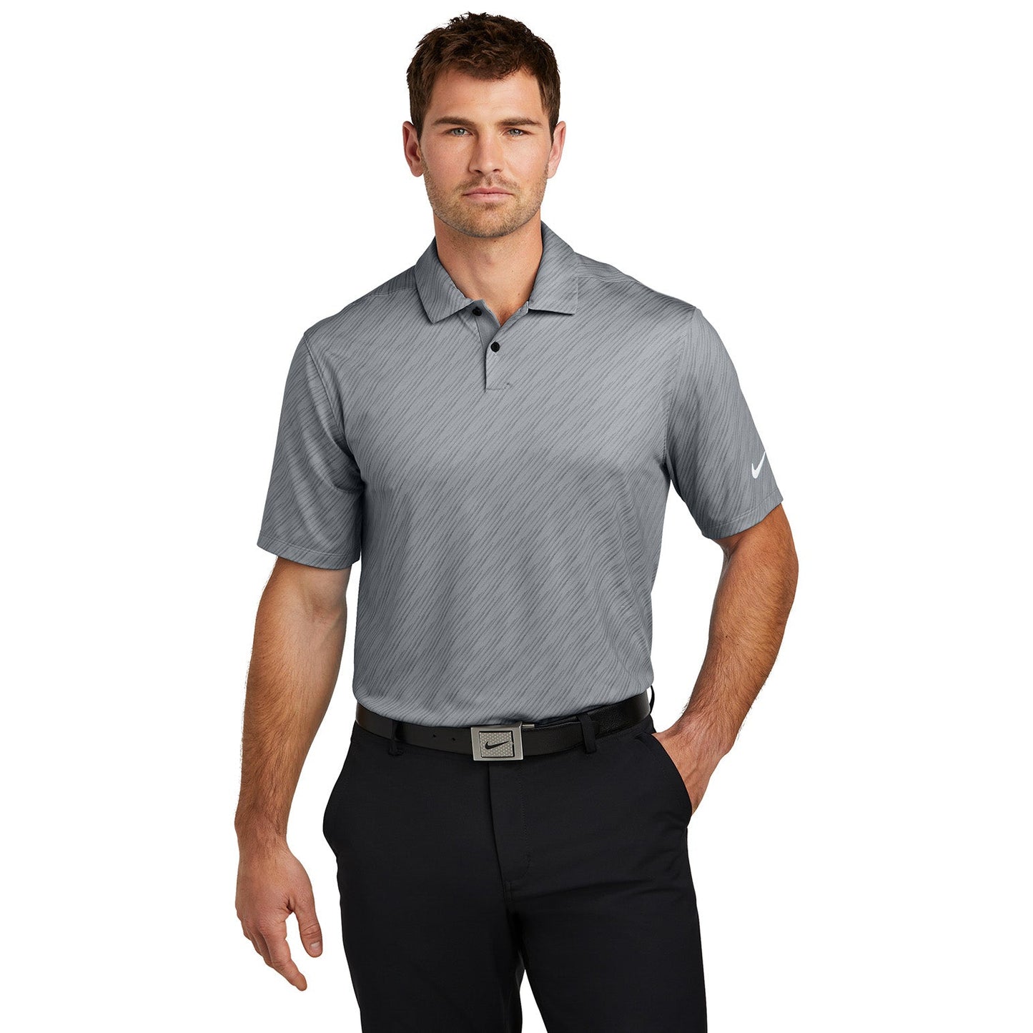 Anthracite Polo Shirt - Nike - Soft Dri-FIT Fabric