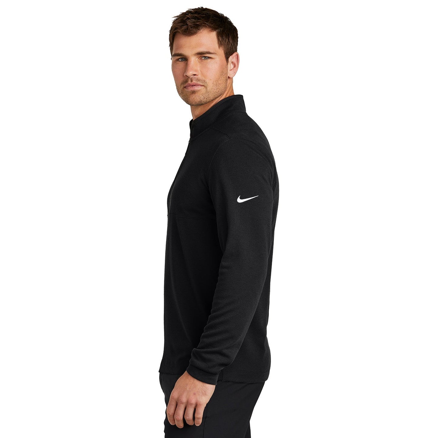 Black Sweatshirts - Nike - Textured Cover-Up