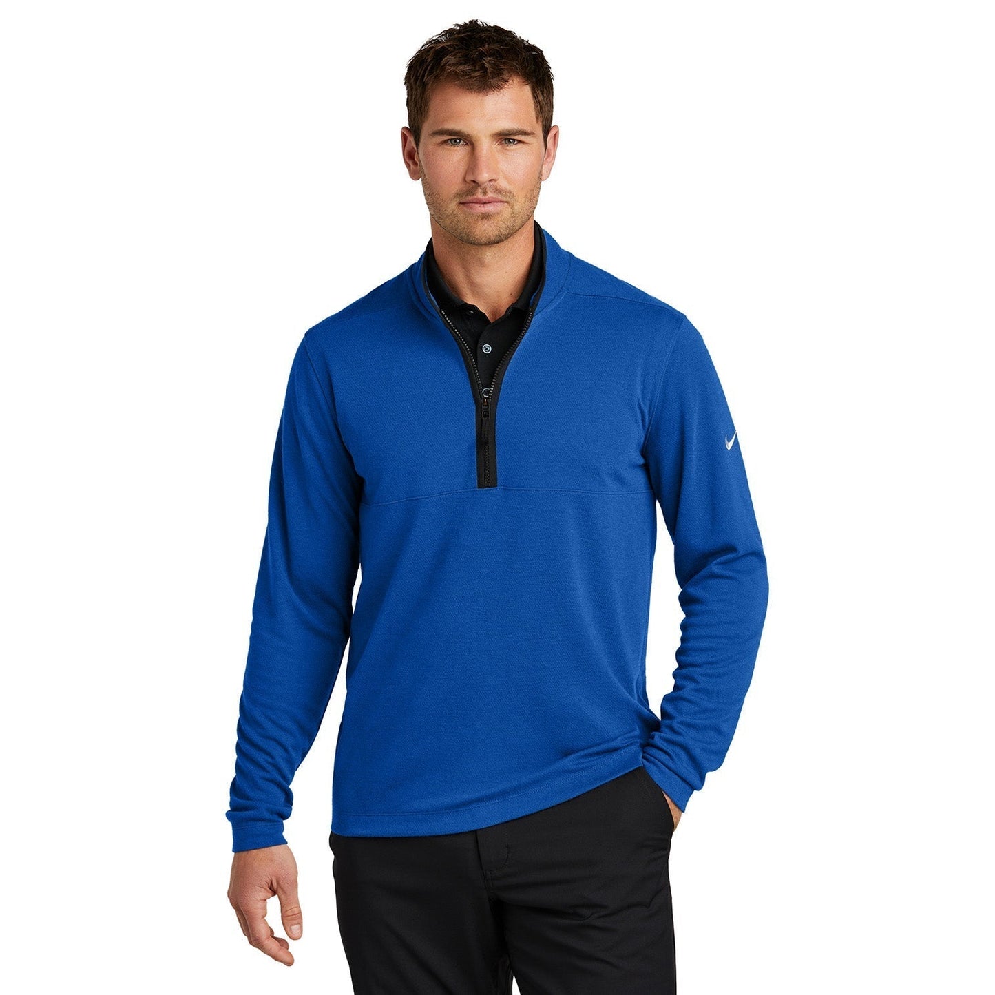 Black Sweatshirts - Nike - Textured Cover-Up
