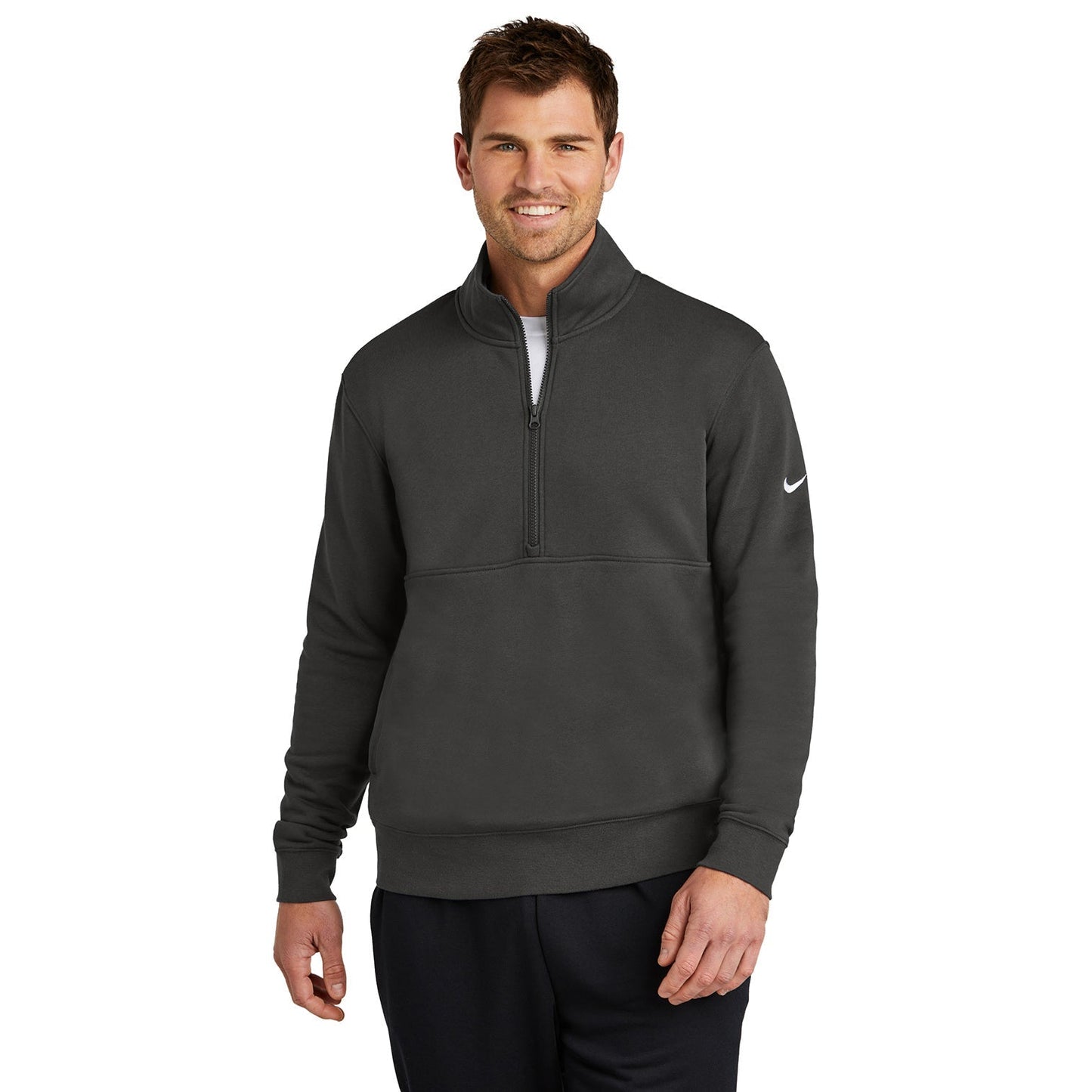 Anthracite Fleece Jacket - Nike - Eco-Friendly Material