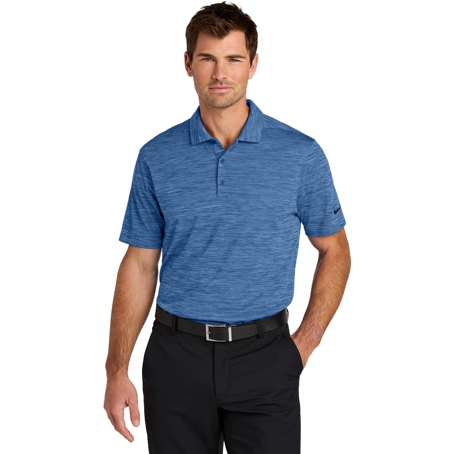 Cool Gray Polo - Nike - Moisture Wicking Fabric