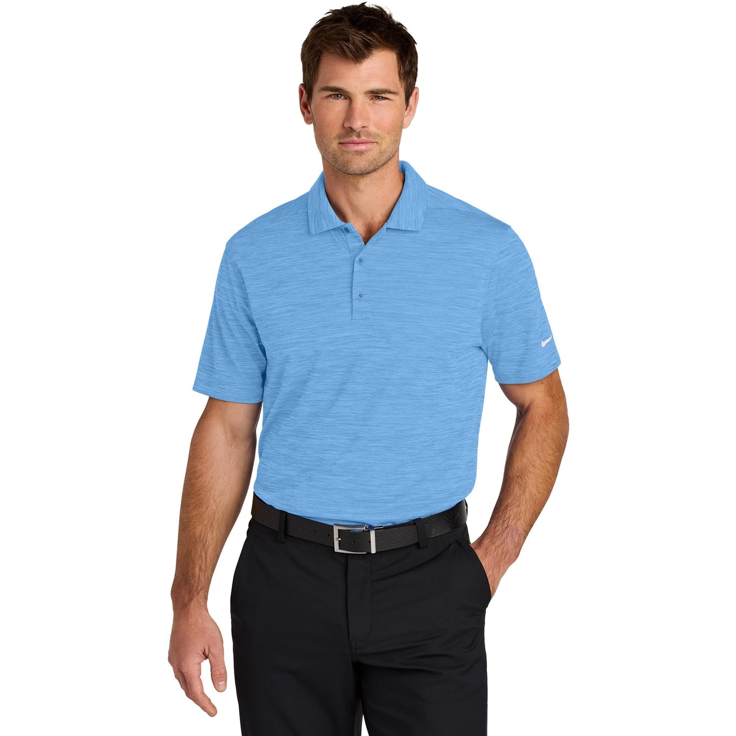 Cool Gray Polo - Nike - Moisture Wicking Fabric