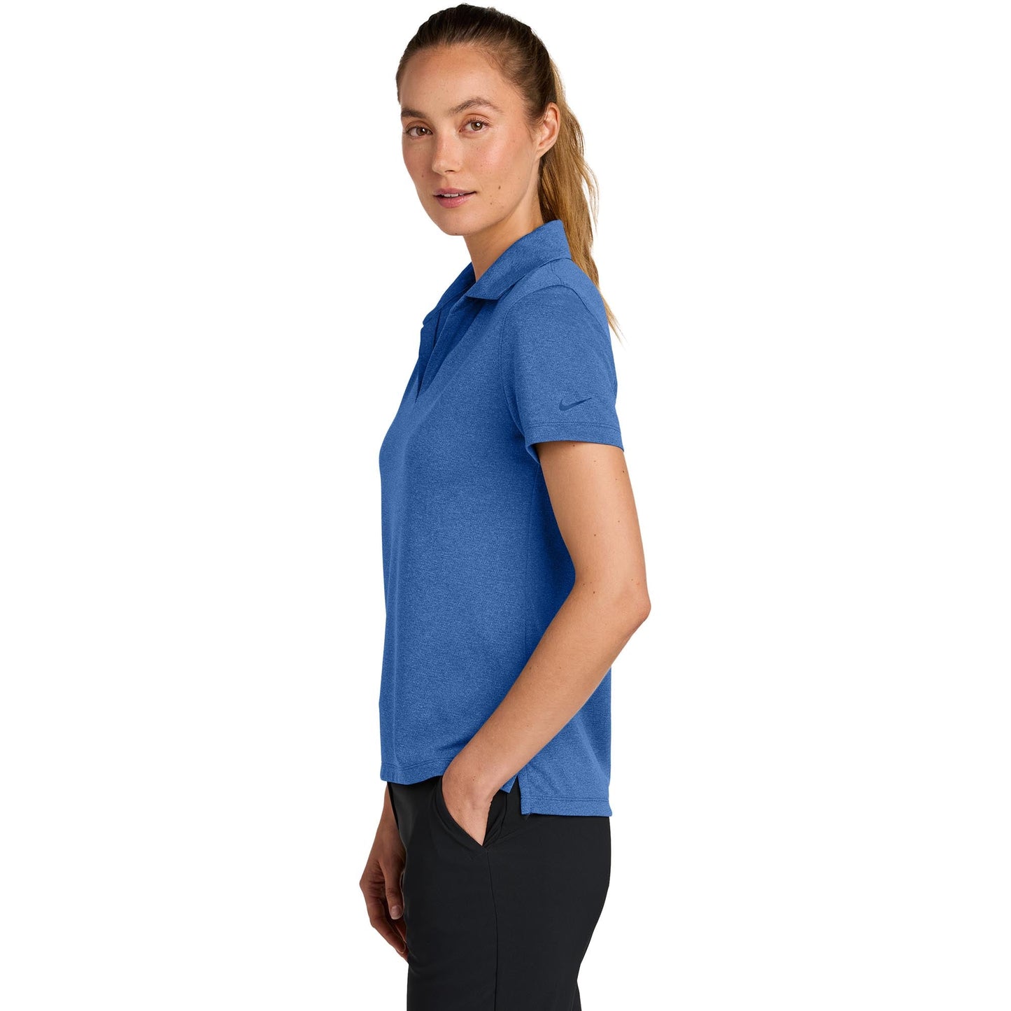 Anthracite Heather Polo - Nike - Dri-Fit Performance