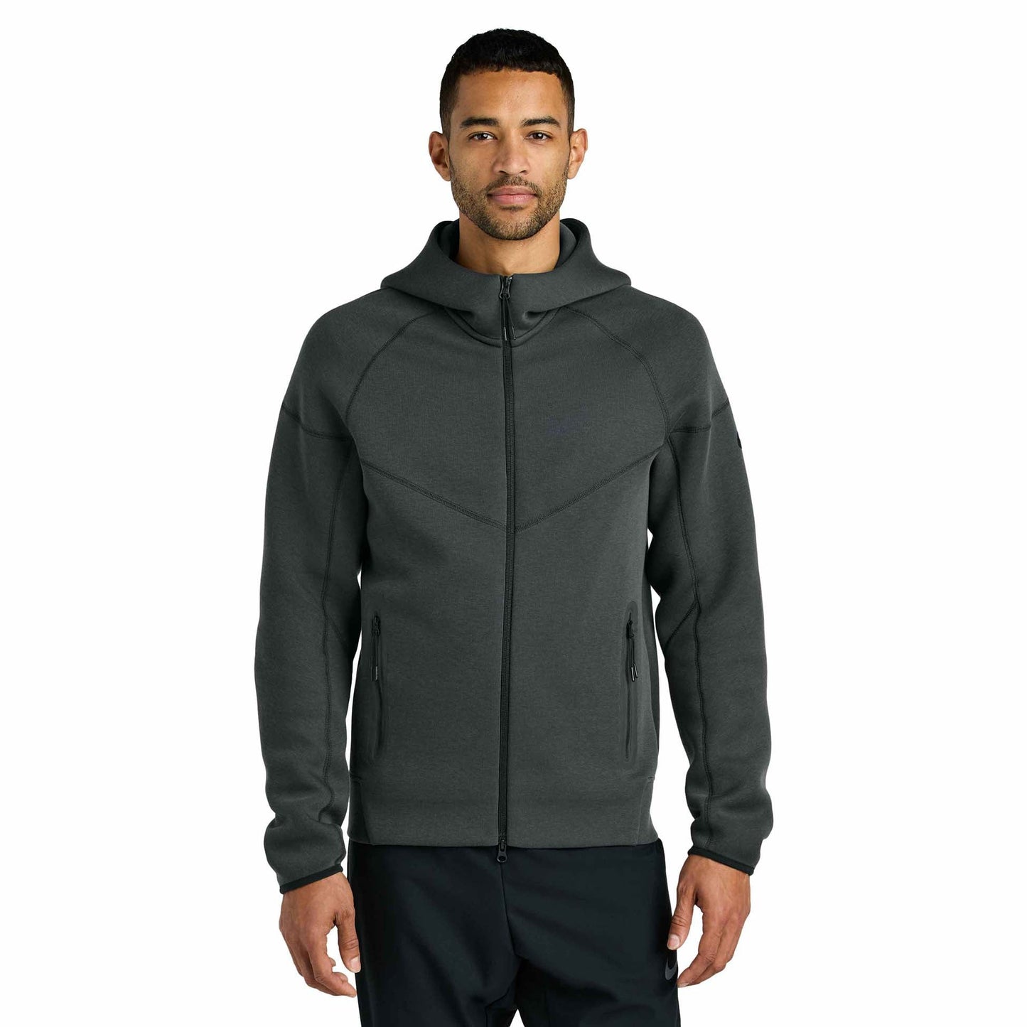 Anthracite Heather Sweatshirt - Nike - Cozy Fleece