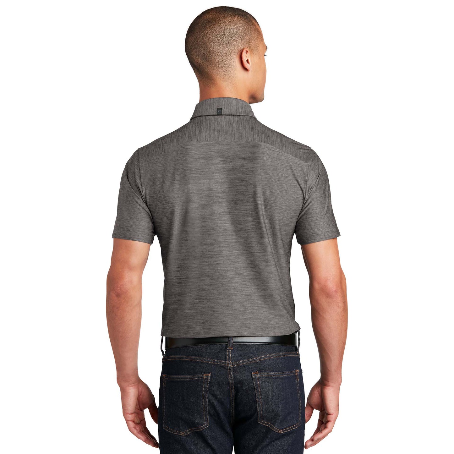 Blacktop Polo Shirts - OGIO - Tonal Heather Fabric
