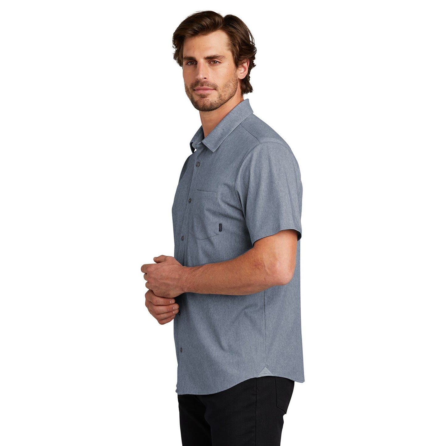 Blacktop Button Up Shirts - OGIO - Modern Stretch Blend