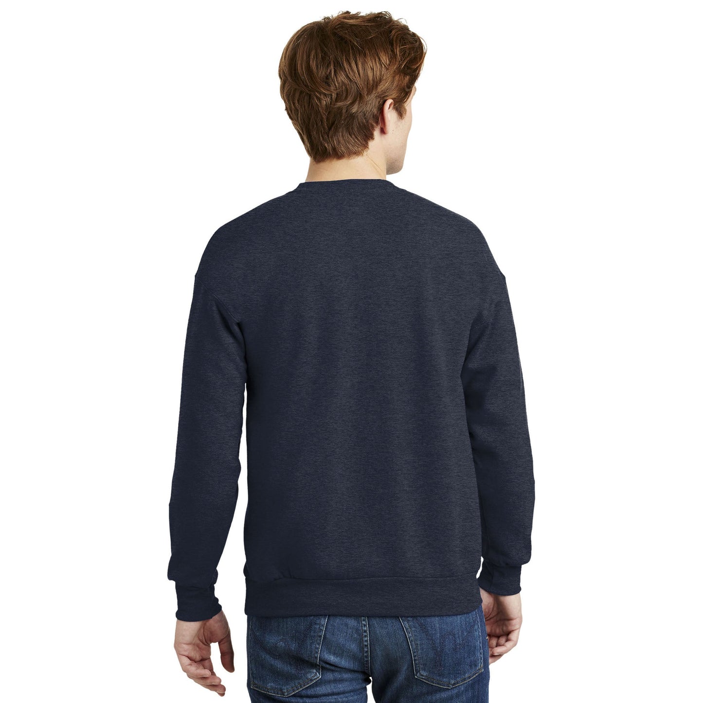 White Sweatshirts - Cozy Crewneck - Hanes - Eco-Friendly