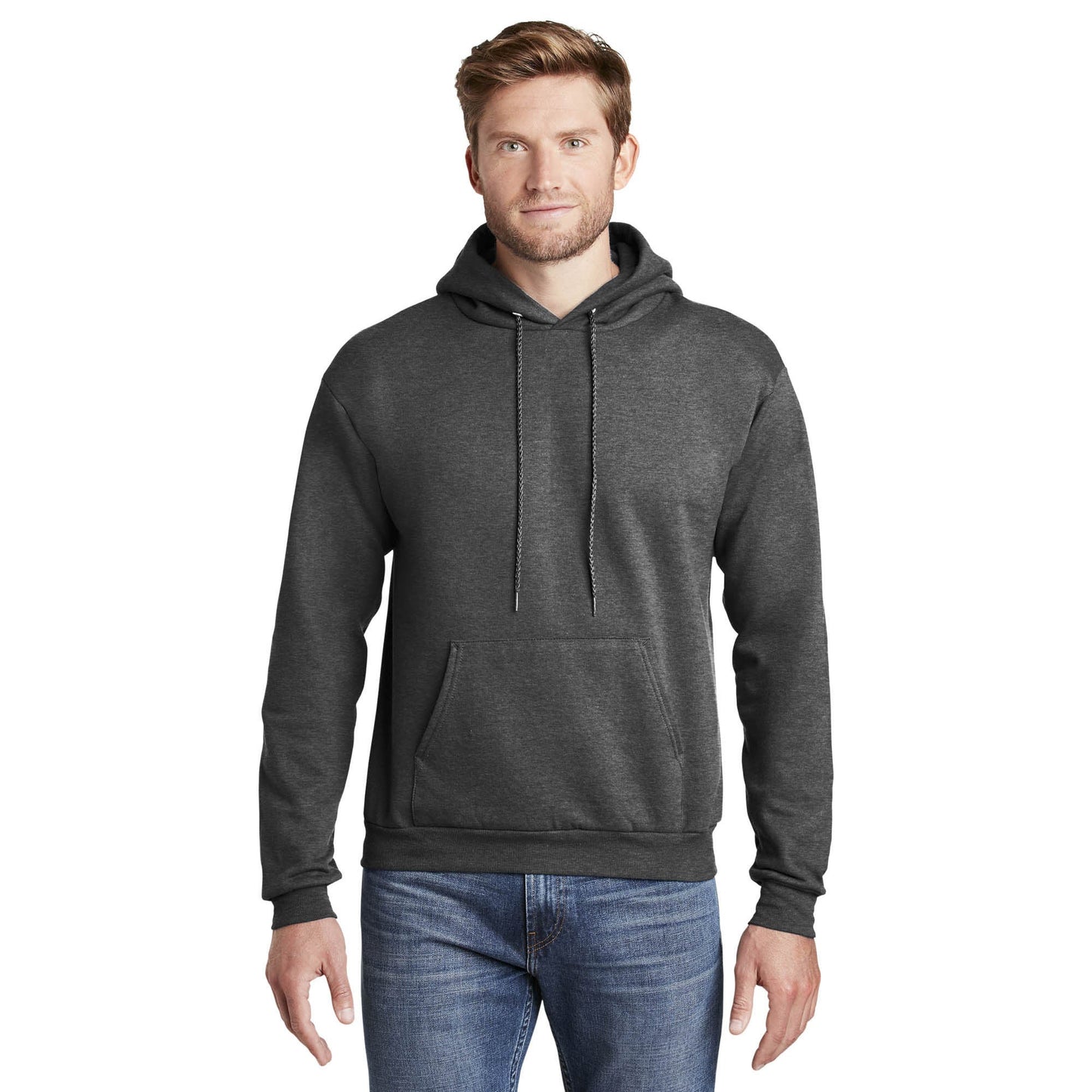 Light Steel Sweatshirts - Hanes - Eco-Friendly Design